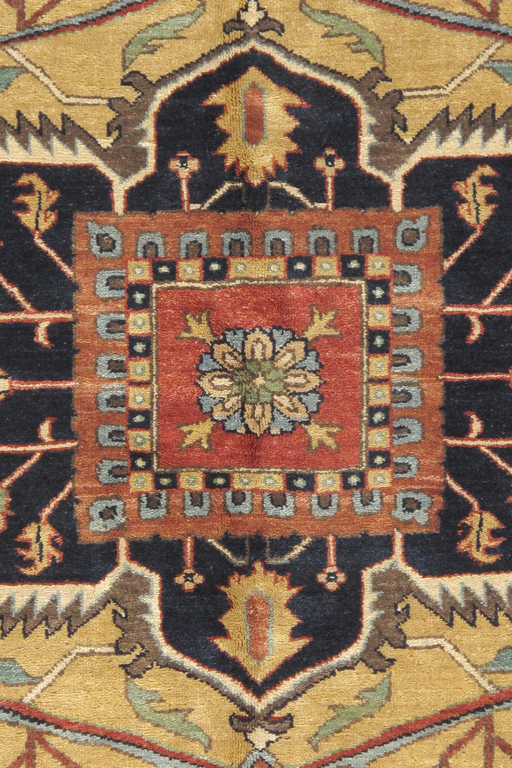 Pasargad Serapi Collection Hand-Knotted Wool Area Rug (PJR-4 6X9) - 71'' x 109''