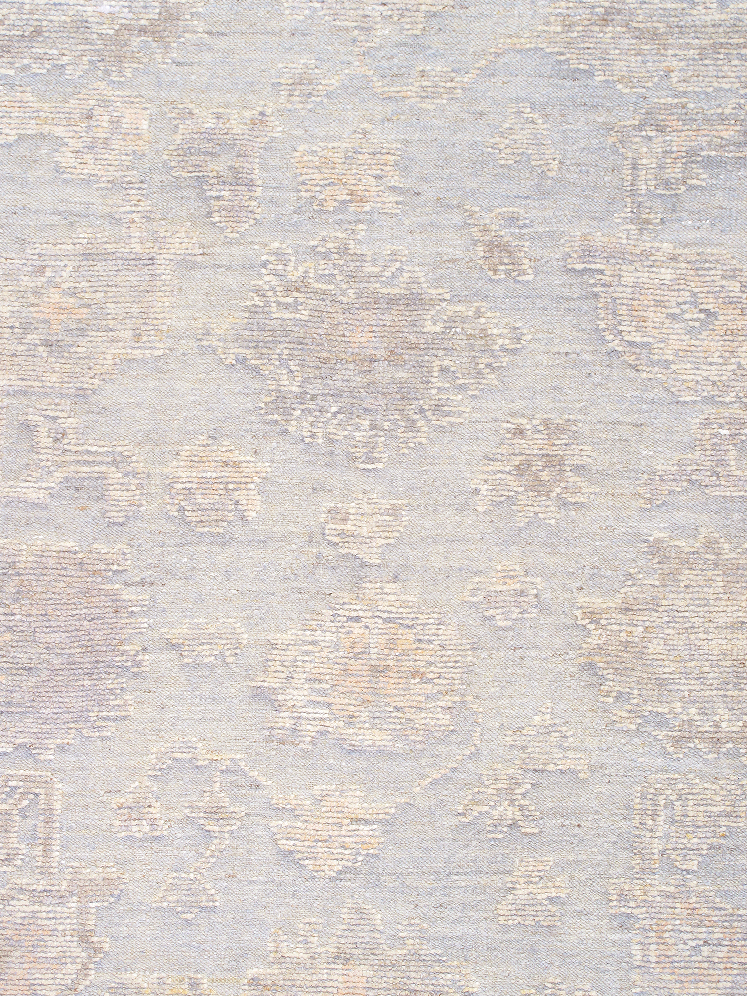 Pasargad - Oushak Collection Hand-Knotted Wool Area Rug in Gray, 111" x 141" (PLO-146 9x12)