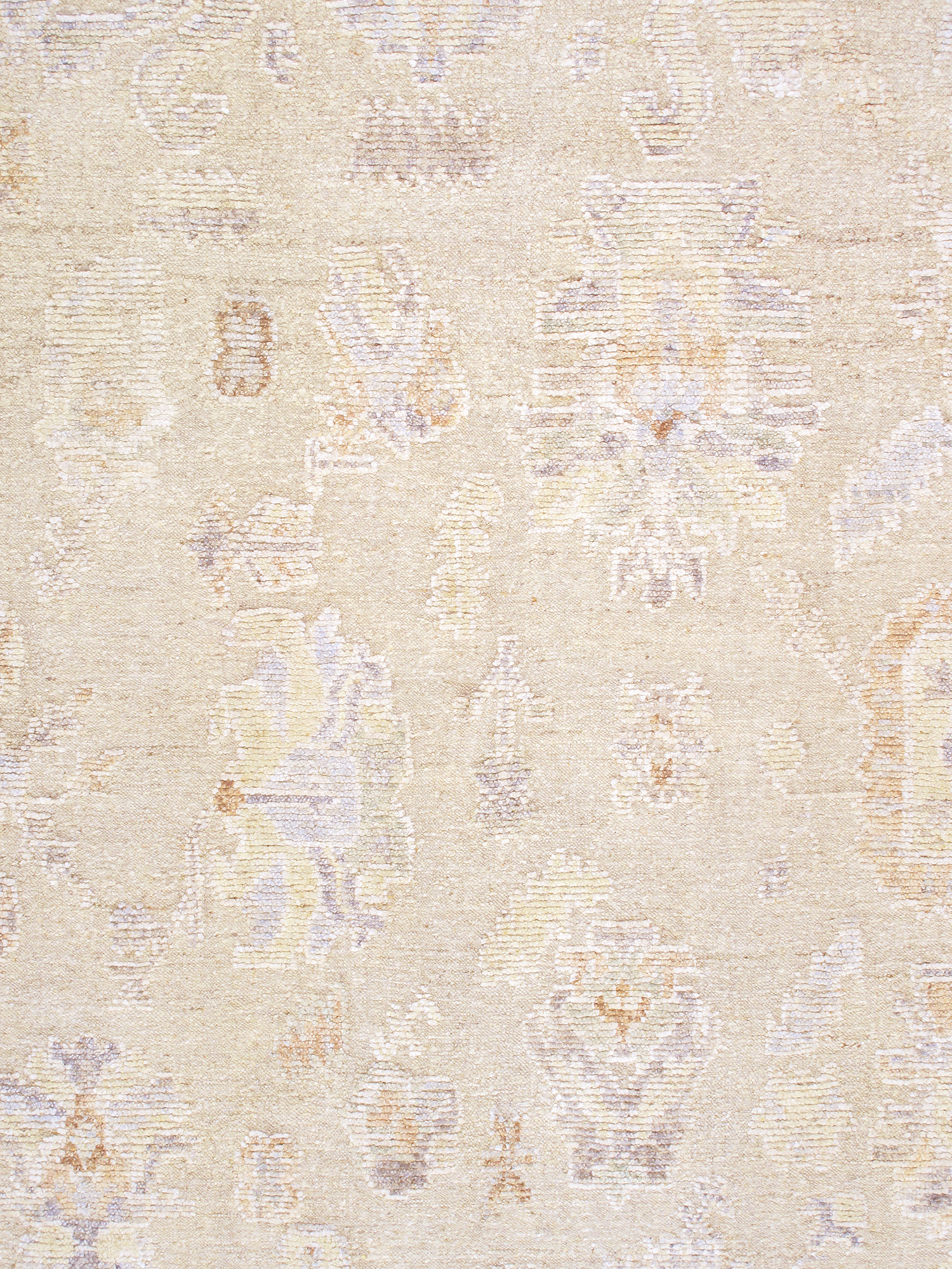 Pasargad - Oushak Collection Hand-Knotted Wool Area Rug in Camel, 111" x 147" (PLO-22 9x12)