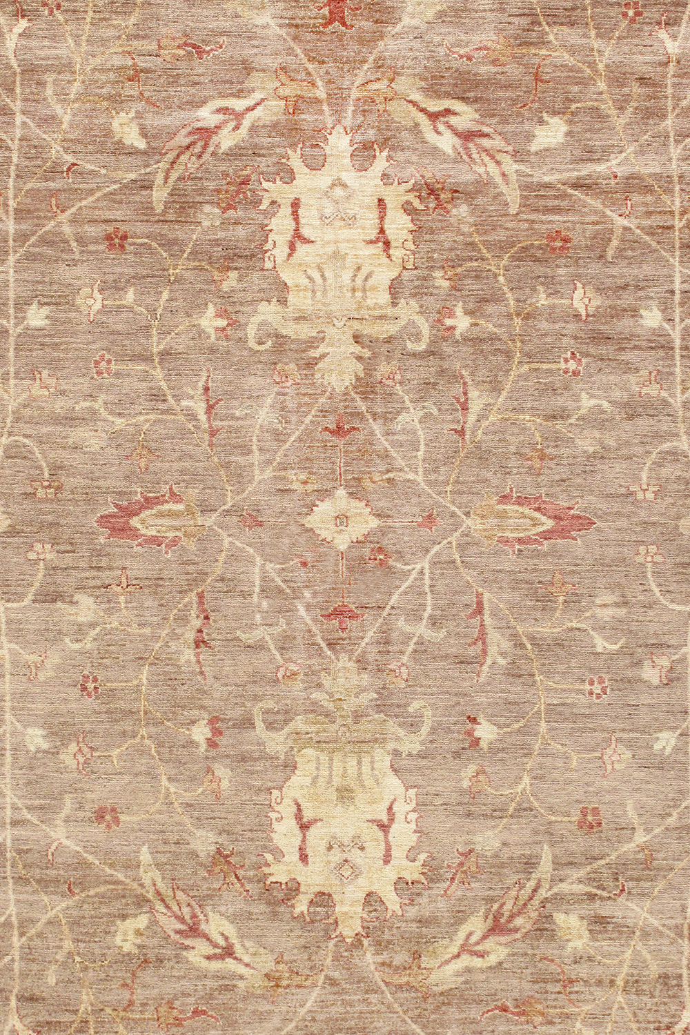 Pasargad - Farahan Collection Hand-Knotted Lamb's Wool Brown Area Rug 108'' x 150'' (POMID-32 9X13)