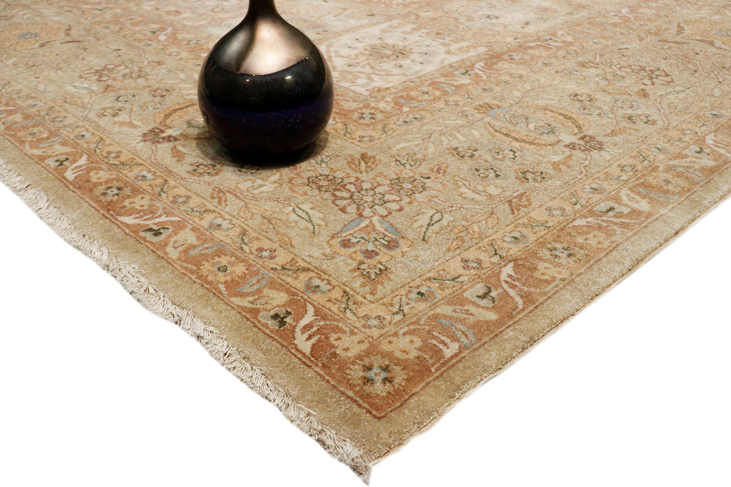 Pasargad - Tabriz Collection Hand-Knotted Lamb's Wool Area Rug 110'' x 145'' (PP-1 9X12)