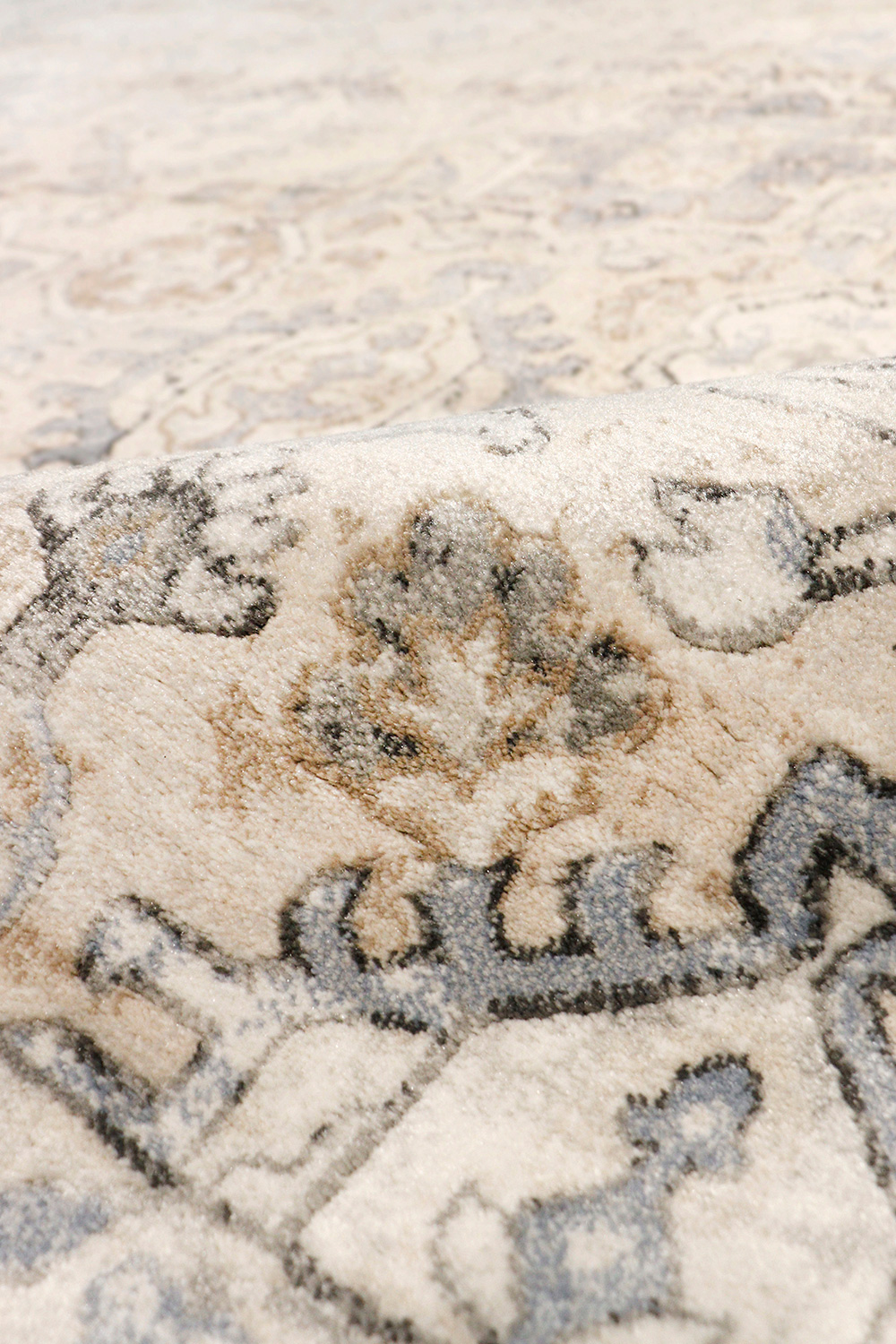 Pasargad Amadeus Design Power Loom Area Rug (PRC-1022BB 4X6) - 48'' x 72''