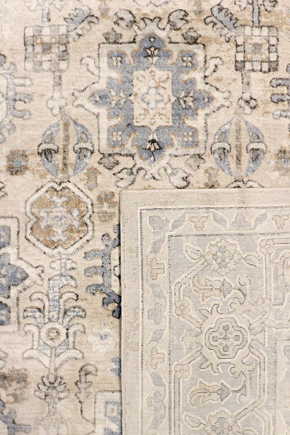 Pasargad Amadeus Design Power Loom Area Rug (PRC-1022BB 4X6) - 48'' x 72''