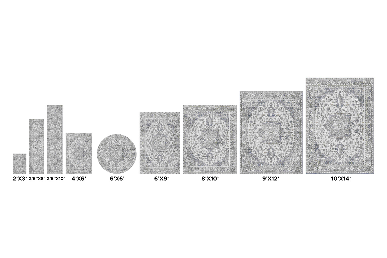 Pasargad Amadeus Design Power Loom Area Rug (PRC-1024 10X14) - 120'' x 168''