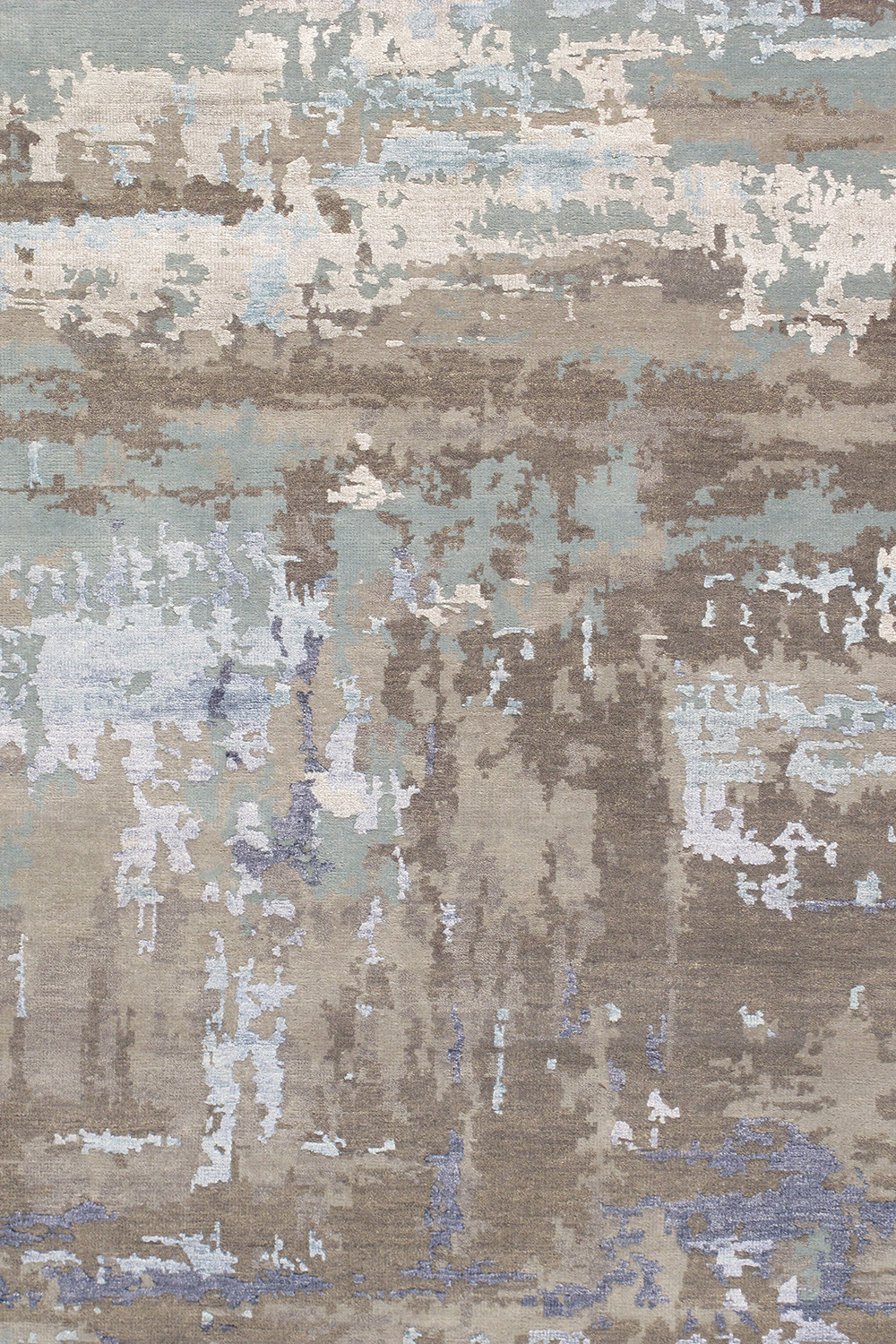 Pasargad - Transitional Collection Hand-Knotted Silk and Wool Area Rug 95'' x 120'' (PRR-01 8X10)