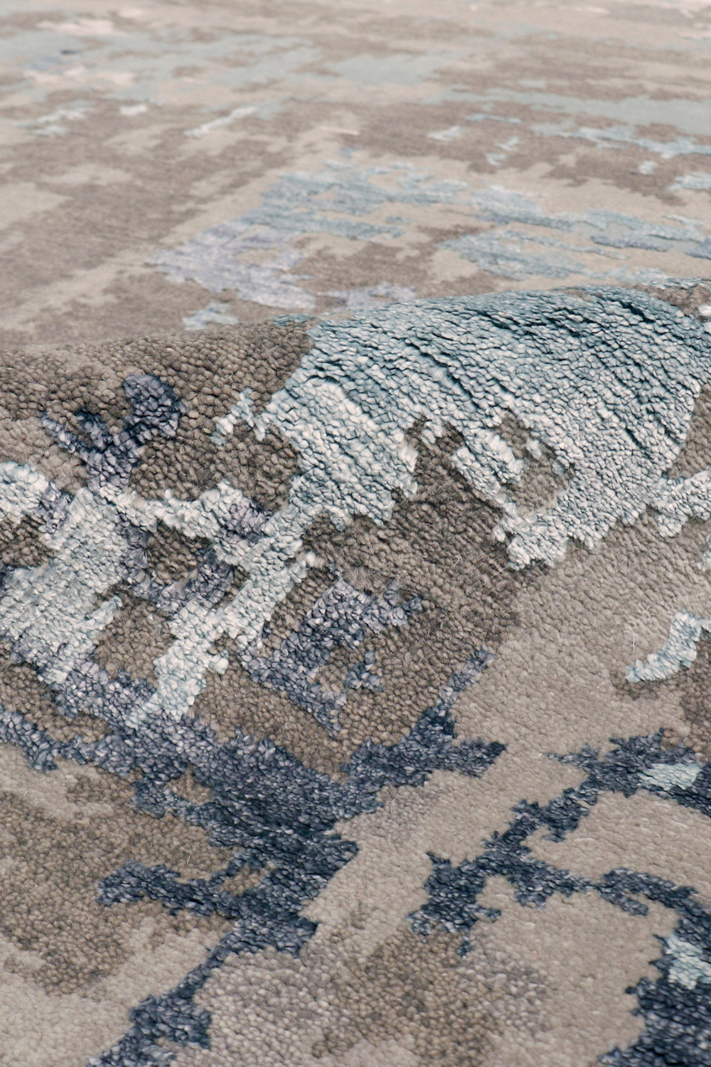Pasargad - Transitional Collection Hand-Knotted Silk and Wool Area Rug 95'' x 120'' (PRR-01 8X10)