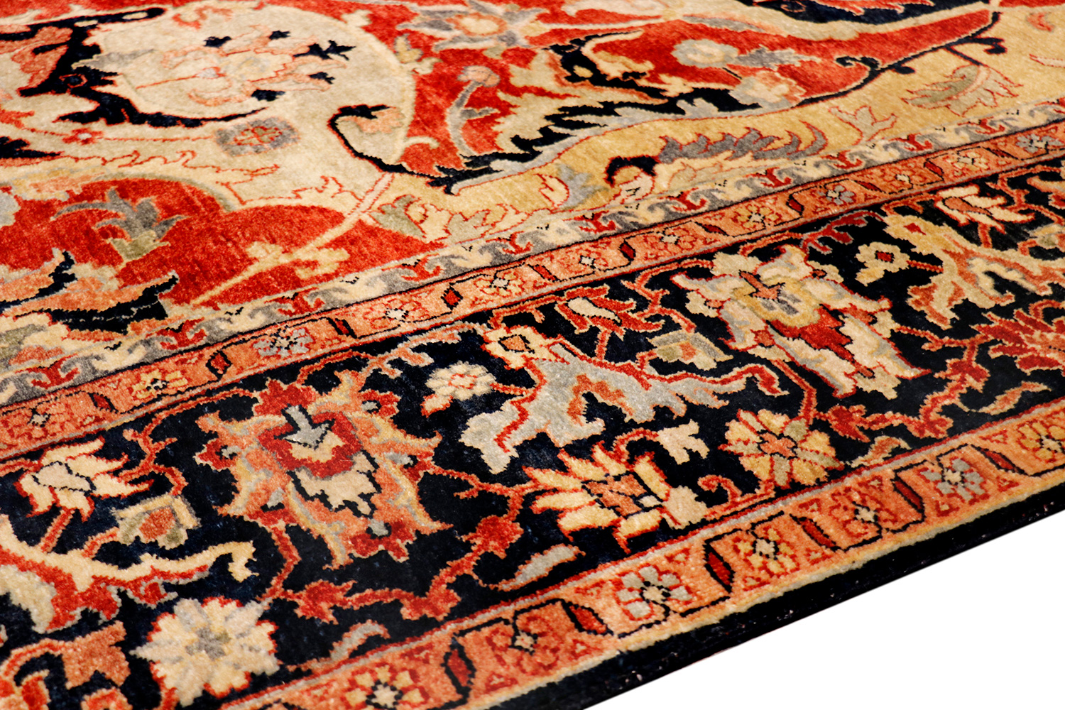 Pasargad Bidjar Collection Hand-Knotted Lamb's Wool Area Rug (PS-1 9X12) - 108'' x 144''