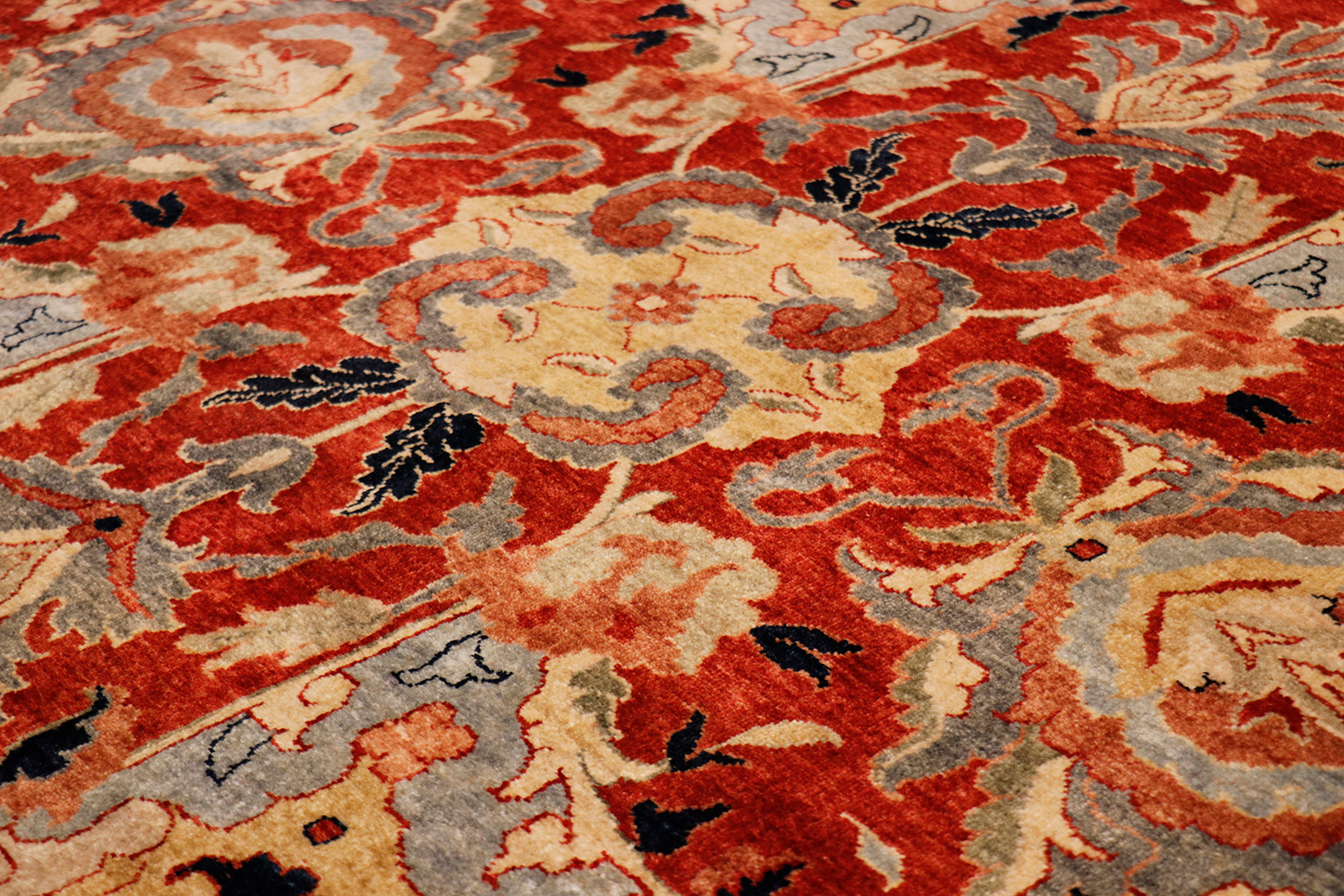 Pasargad Bidjar Collection Hand-Knotted Lamb's Wool Area Rug (PS-1 9X12) - 108'' x 144''