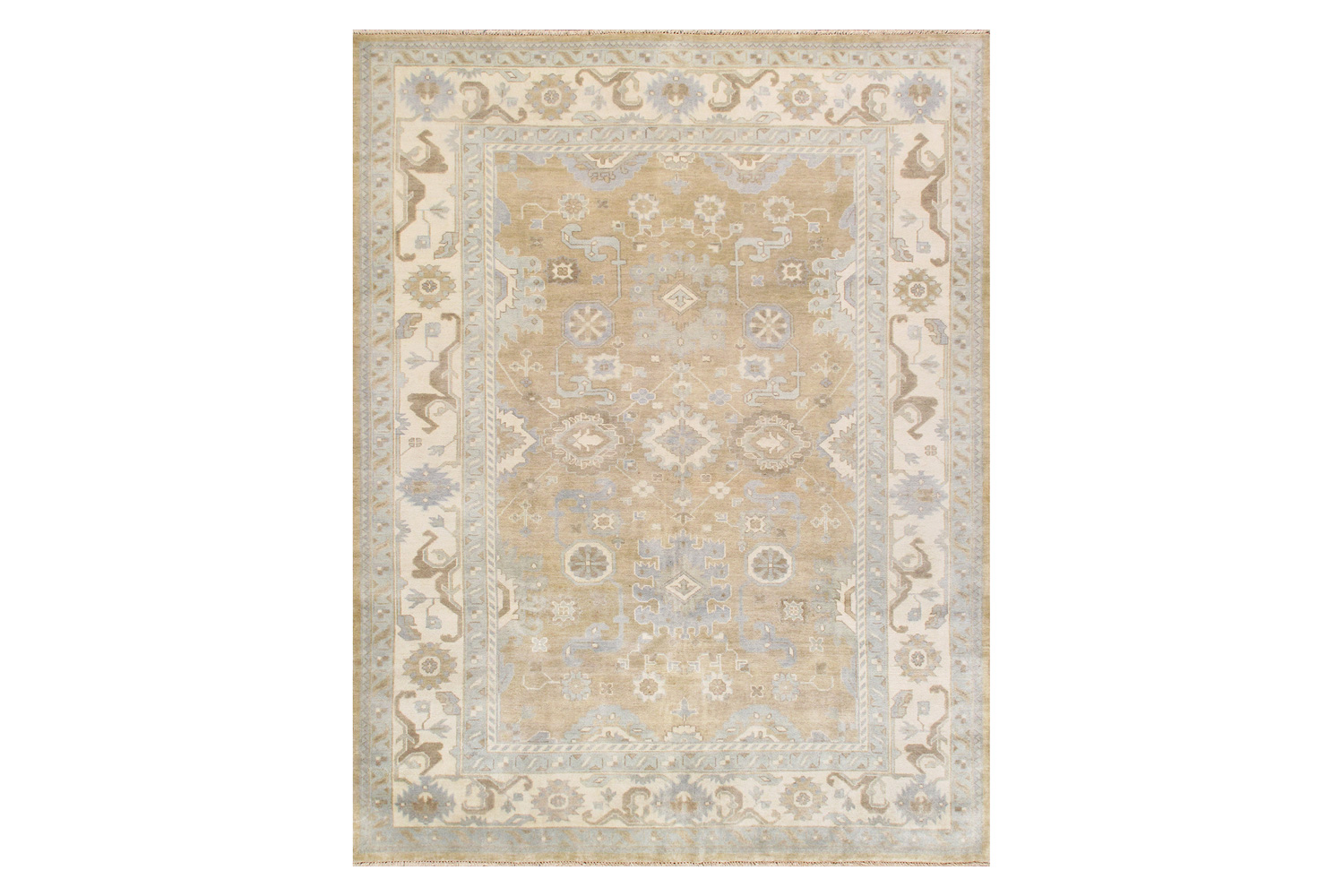 Pasargad - Peacok Thrn Sarouk Collection Hand-Knotted Lamb's Wool Area Rug PS-2