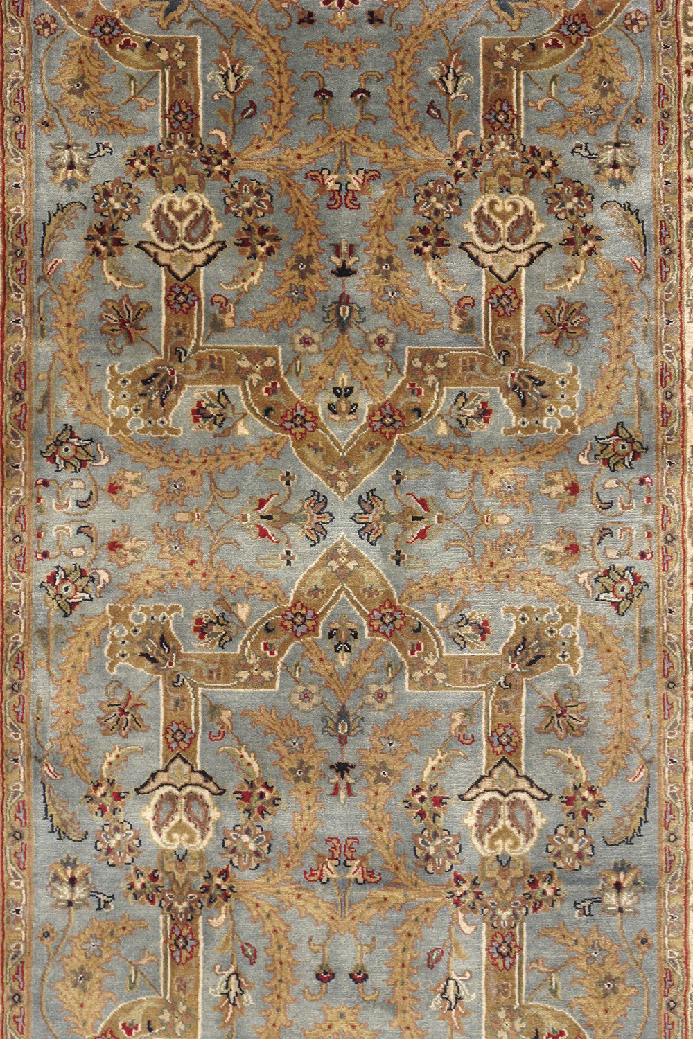 Pasargad Tabriz Collection Hand-Knotted Lamb's Wool Runner (PS-20 4.02X29) - 50'' x 349''