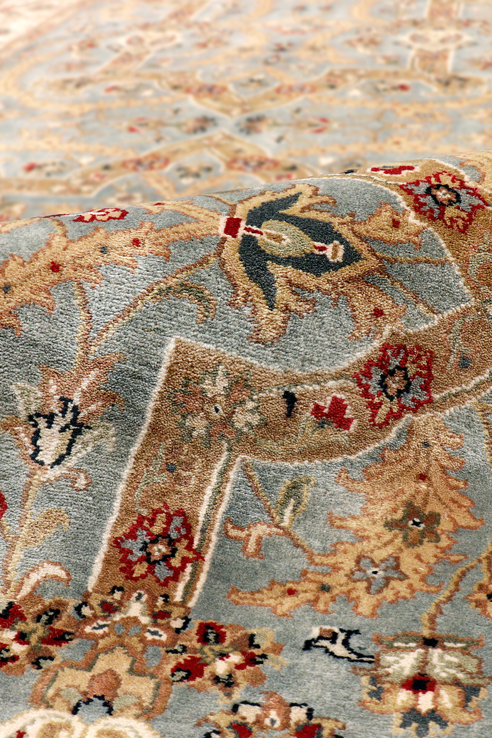 Pasargad Tabriz Collection Hand-Knotted Lamb's Wool Runner (PS-20 4.02X29) - 50'' x 349''