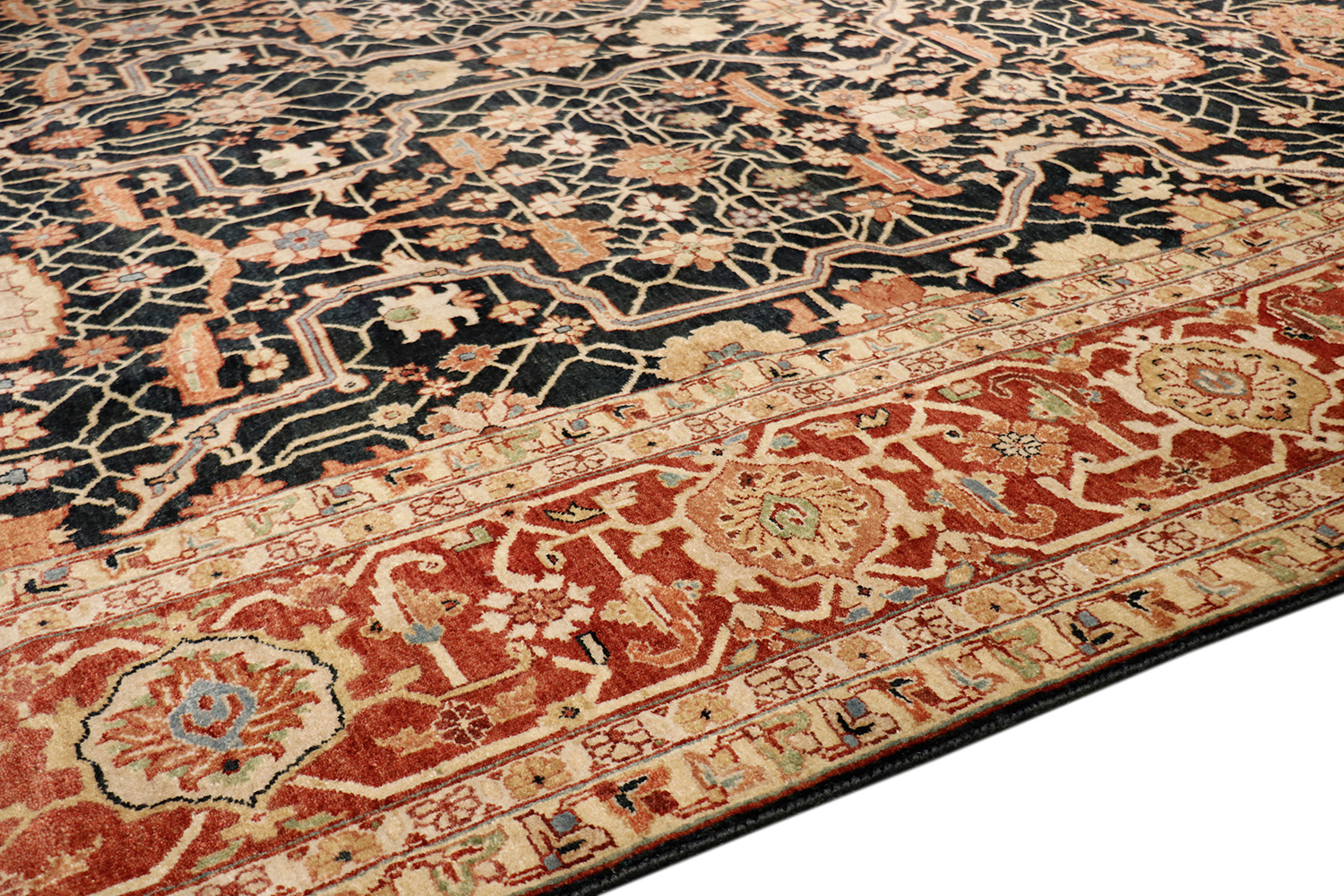 Pasargad - Turkish Ferehan Collection Hand-Knotted Lamb's Wool Area Rug 109'' x 146'' (PS-36N 9X12)
