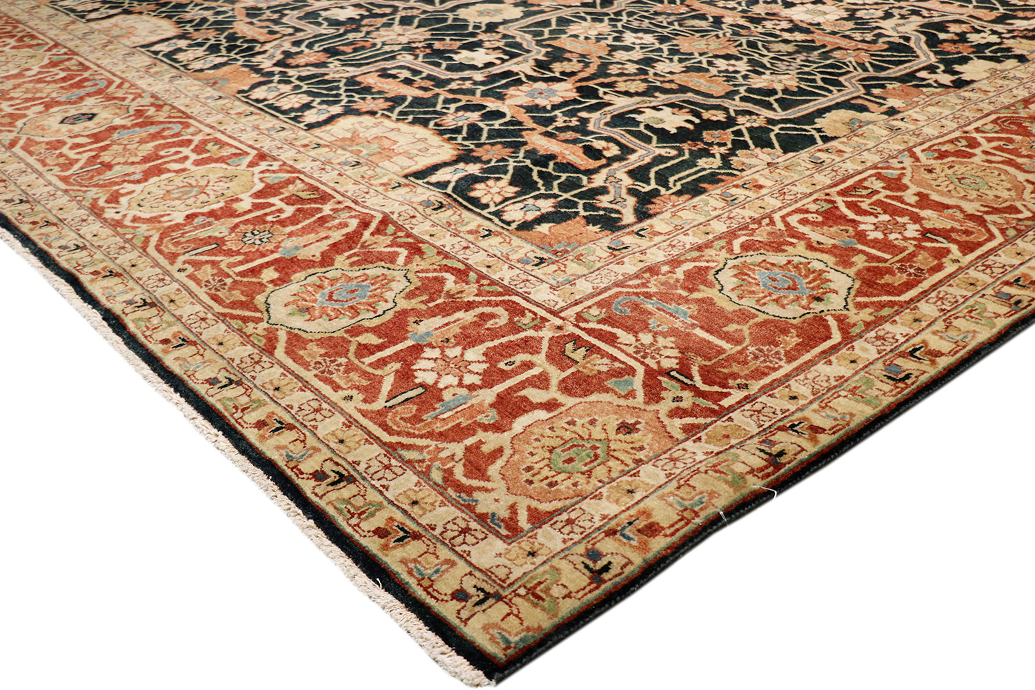 Pasargad - Turkish Ferehan Collection Hand-Knotted Lamb's Wool Area Rug 109'' x 146'' (PS-36N 9X12)