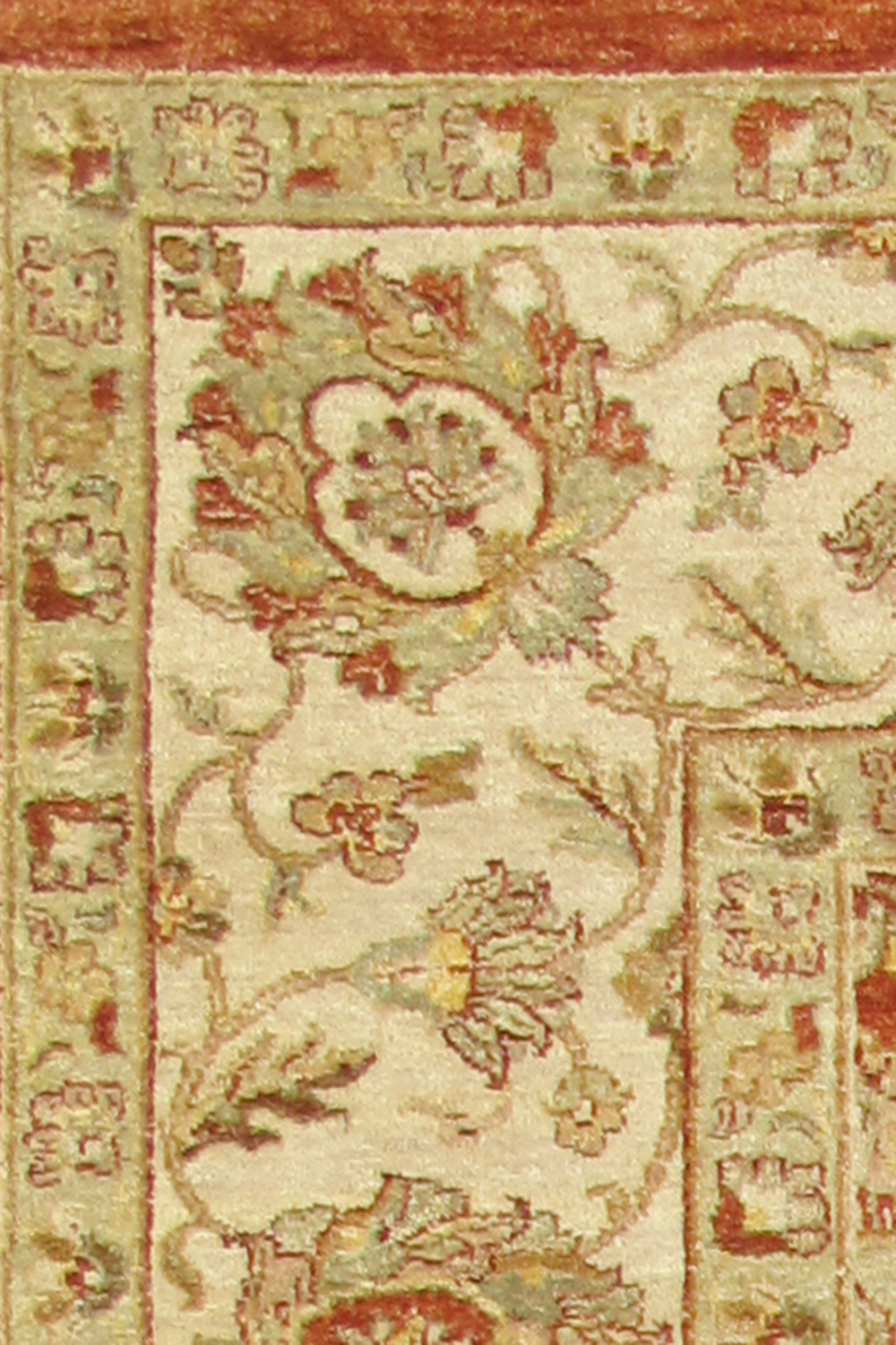 Pasargad Agra Collection Hand-Knotted Lamb's Wool Area Rug (PSPT-008 10X14) - 119'' x 171''