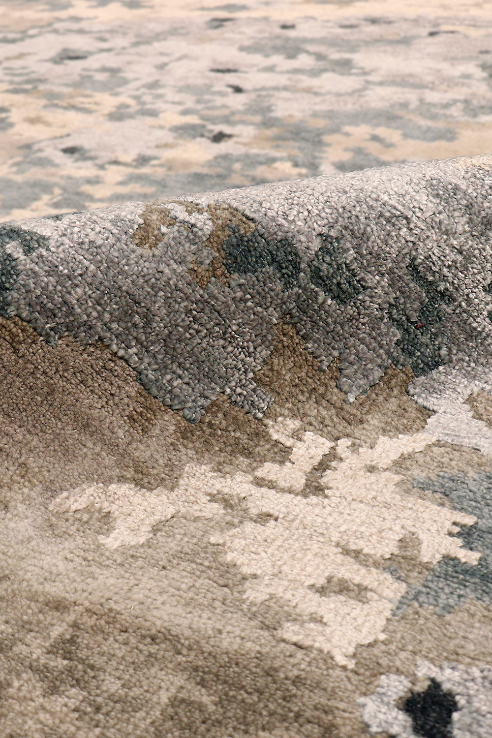 Pasargad - Transitional Collection Hand-Knotted Silk and Wool Area Rug 107'' x 142'' (PSS-01 9X12)