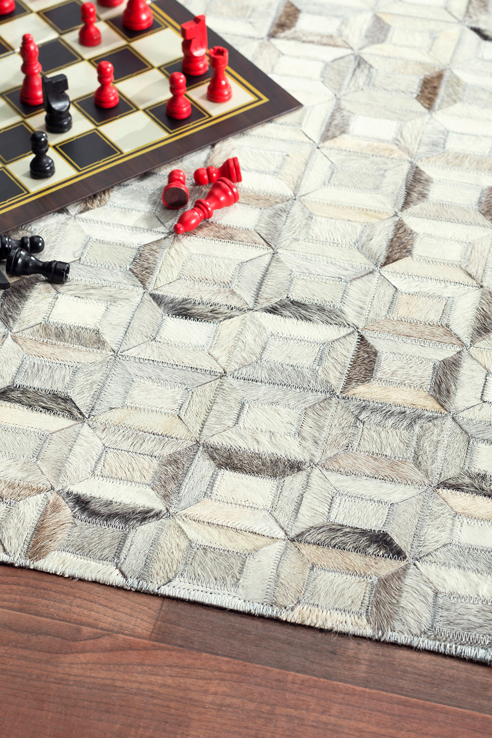 Pasargad - Hand-Loomed Cowhide Area Rug 93'' x 117'' (PTX-5113 8X10)