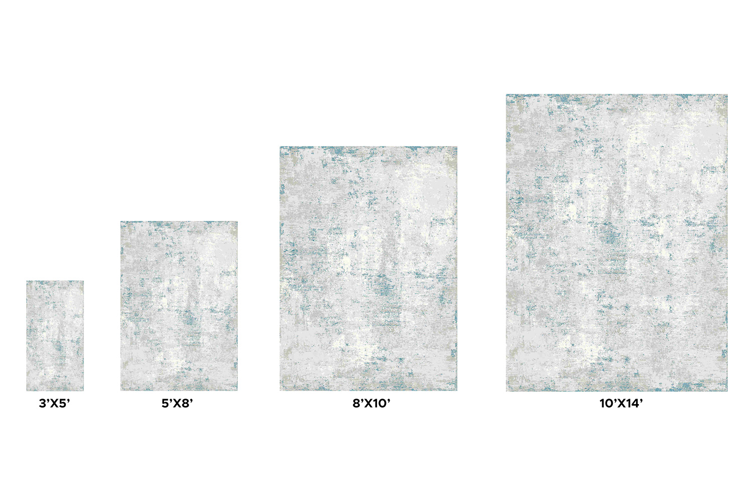 Pasargad Stella Design Power Loom Area Rug (PVHA-46 5X8) - 63'' x 91''
