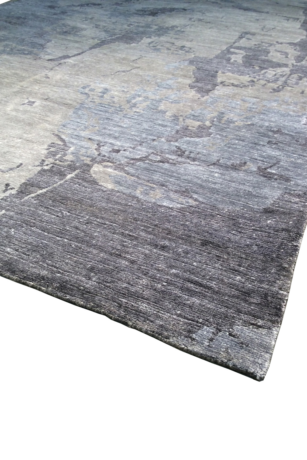 Pasargad - Modern Collection Hand-Knotted Silk Area Rug 71'' x 106'' (PZA-11 6X9)
