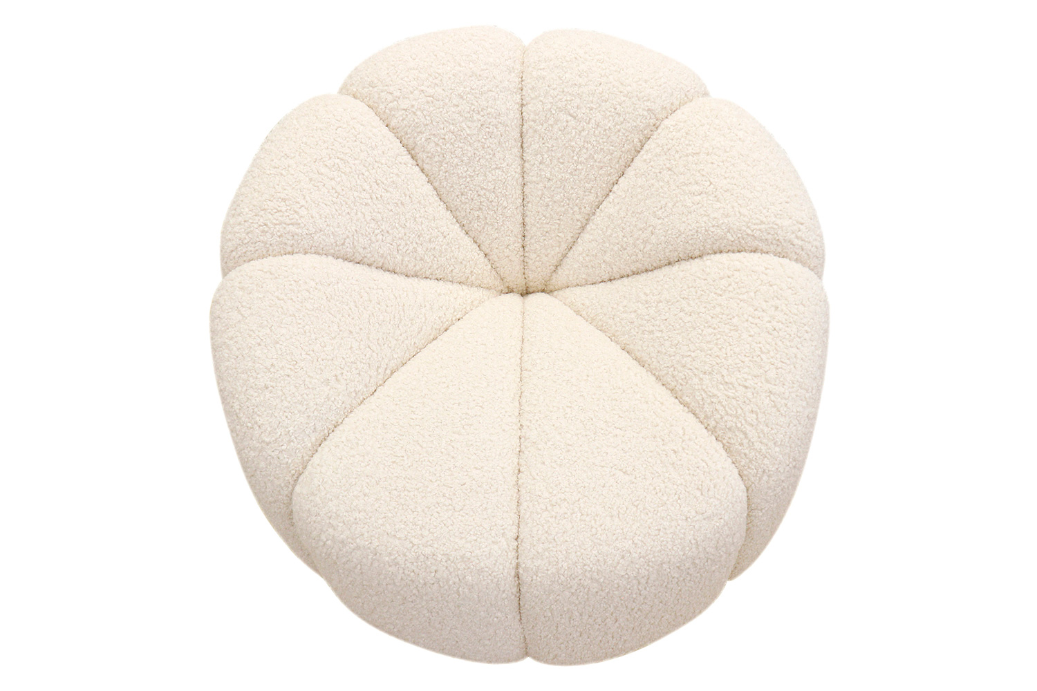 Pasargad - Pompeii Cream Poly Fabric Lounge Chair