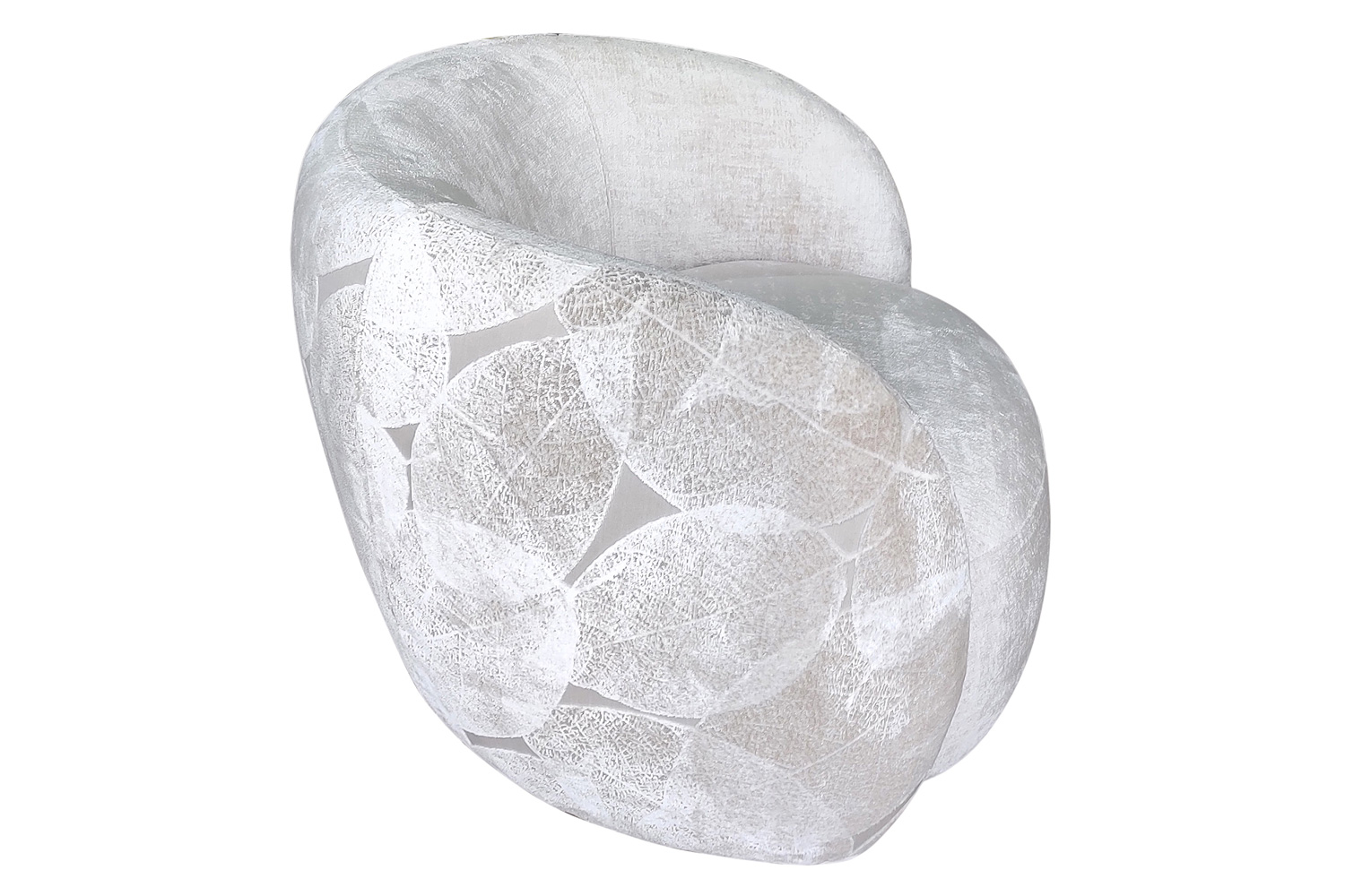 Pasargad - Napoli Collection Modern Swivel Armchair