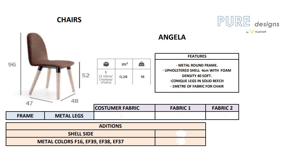 Pure Designs Jenny B Chairs