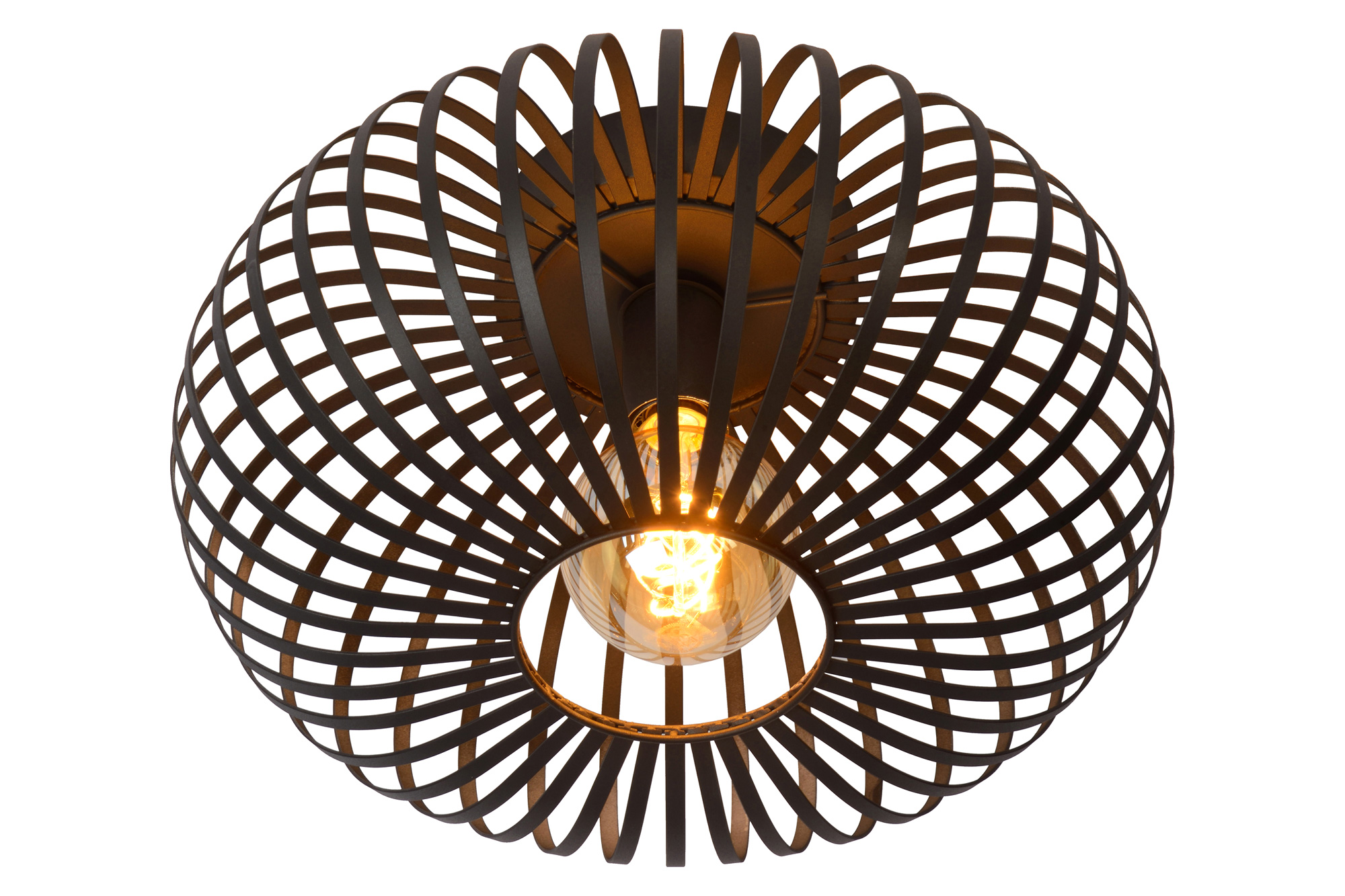 Renwil Ivy Flush Mount Lighting - Black Powder