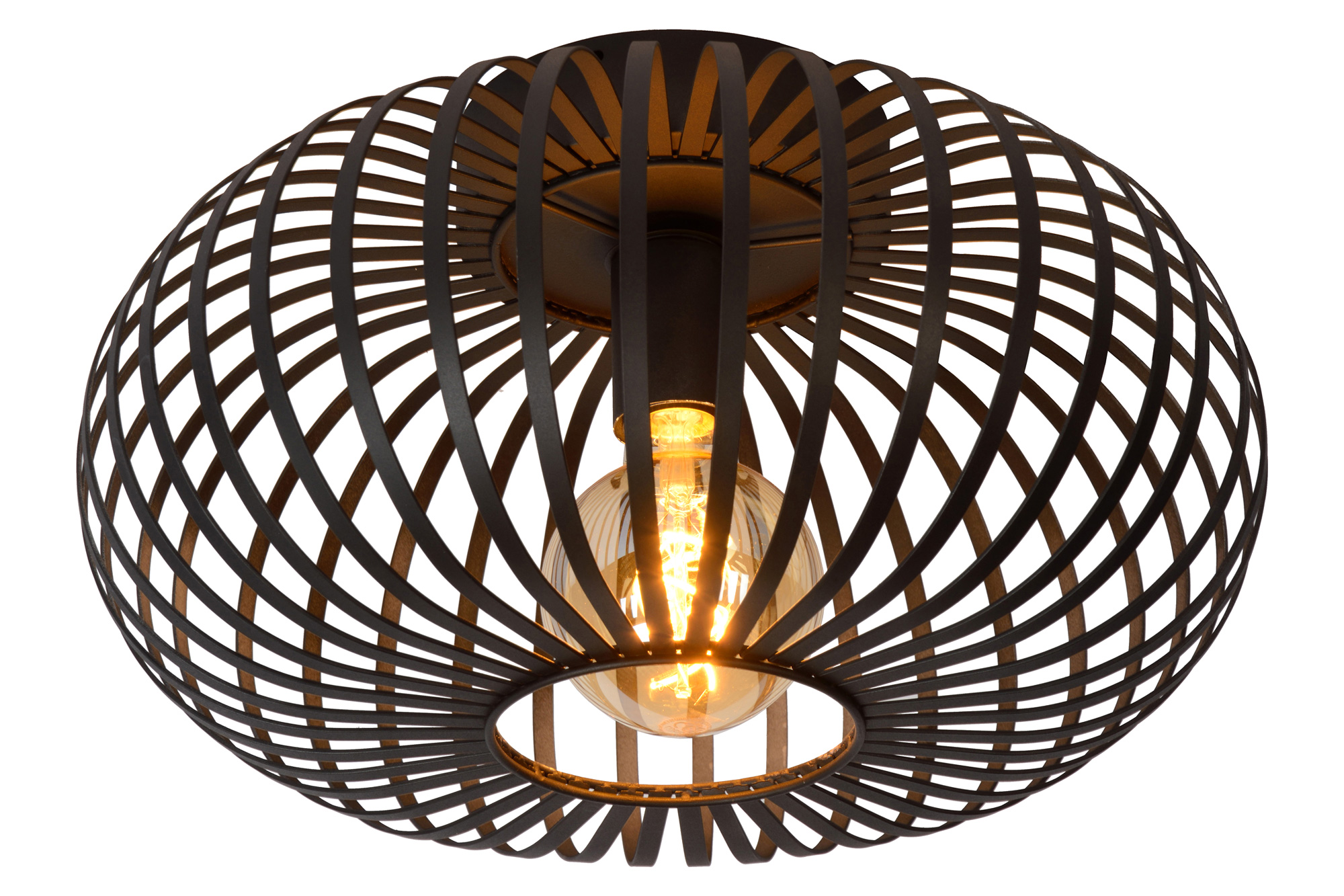 Renwil Ivy Flush Mount Lighting - Black Powder