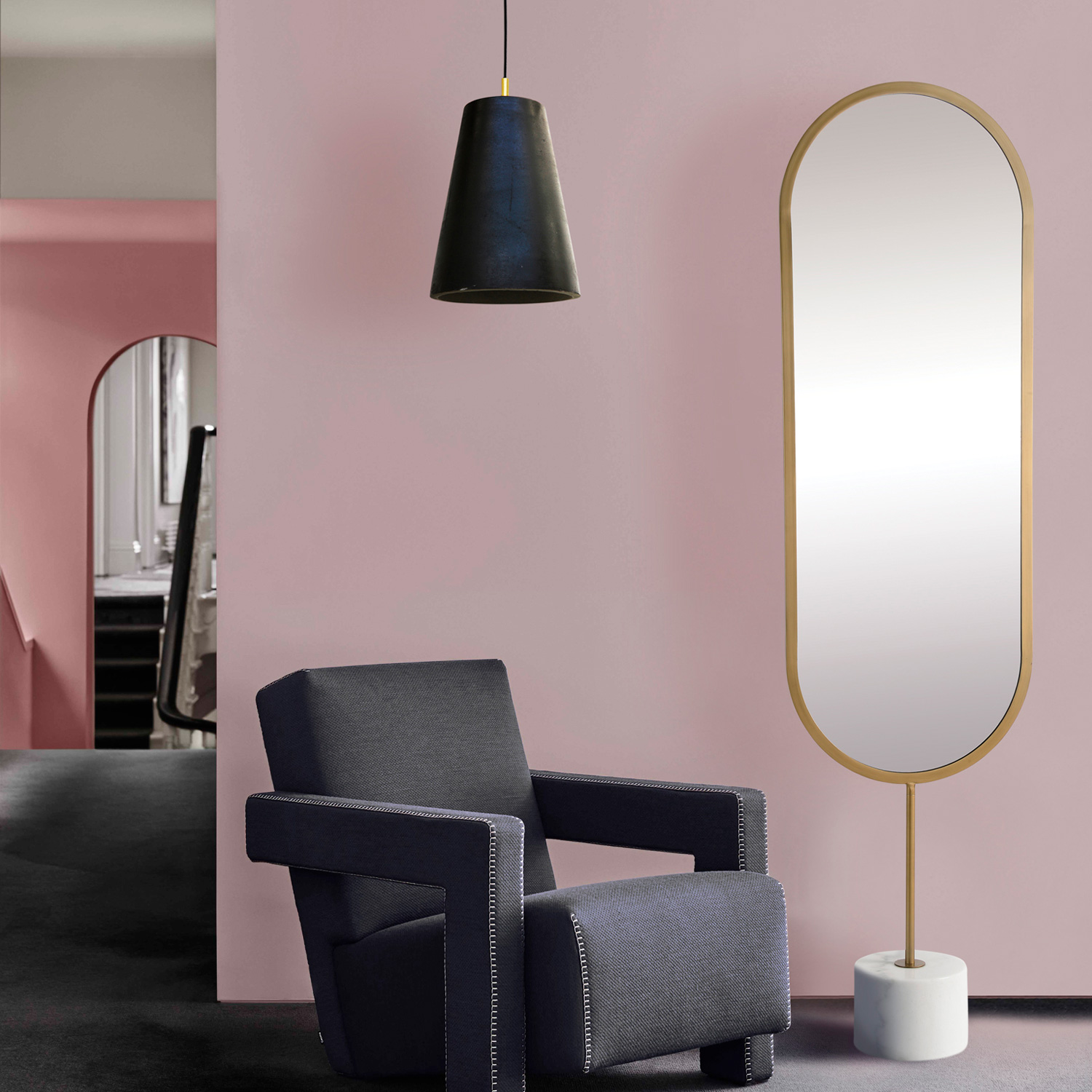 Renwil - Taio Floor Mirror
