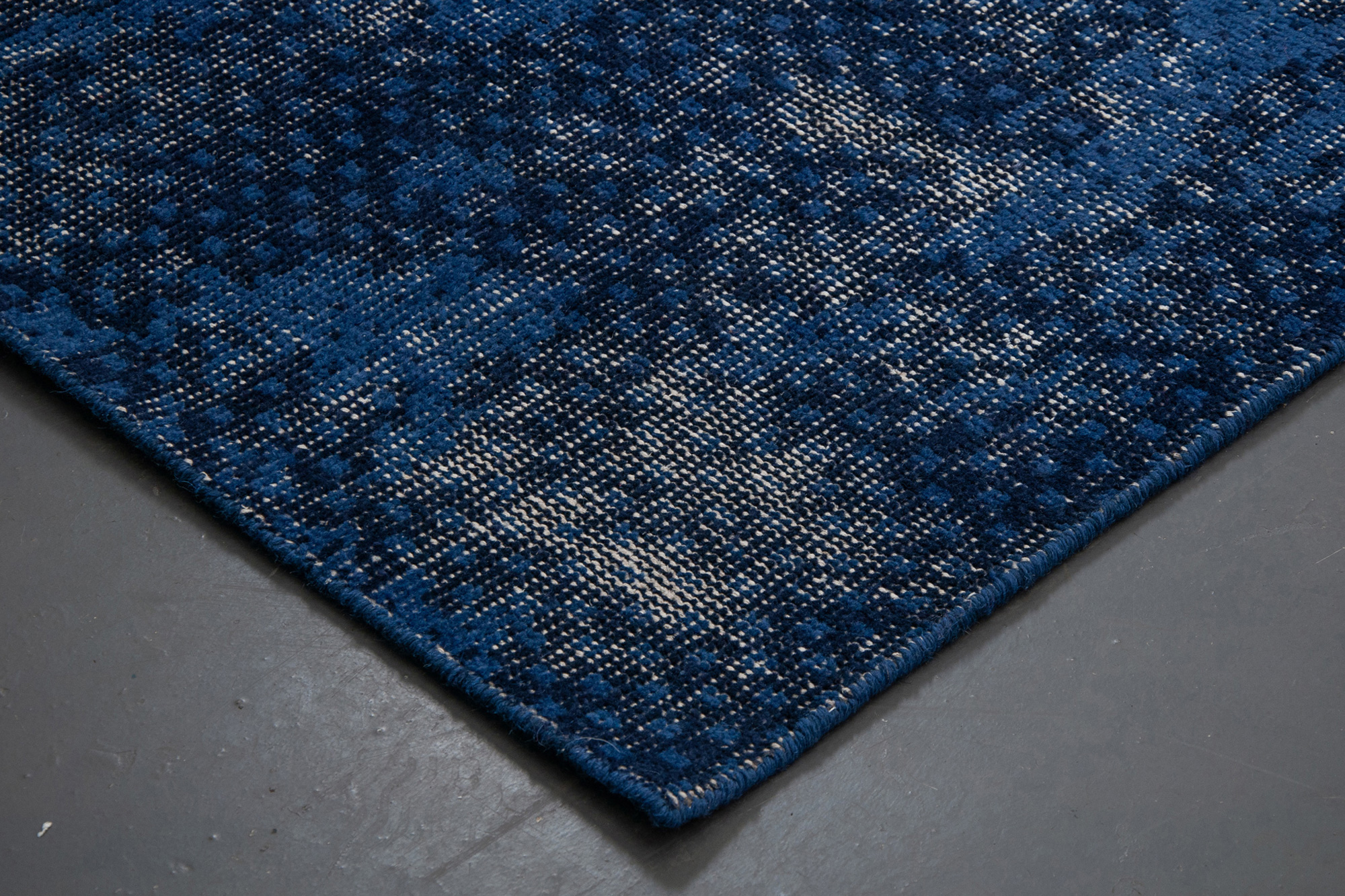 Renwil Abigail Rug - Cobalt Blue, 9" x 12"
