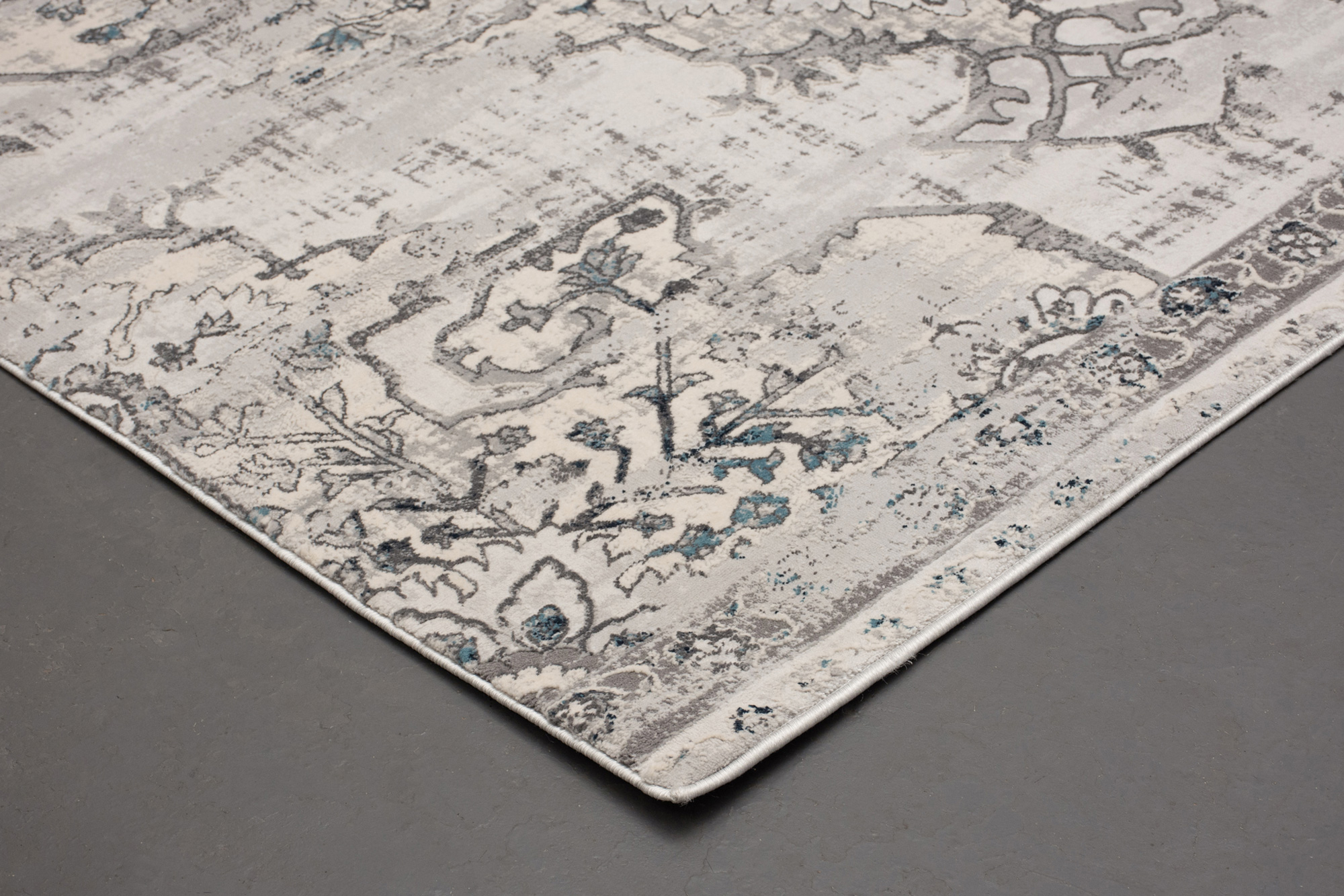 Renwil Ariella 18390 Rug - Gray/Blue, 7,1" X 10,2"