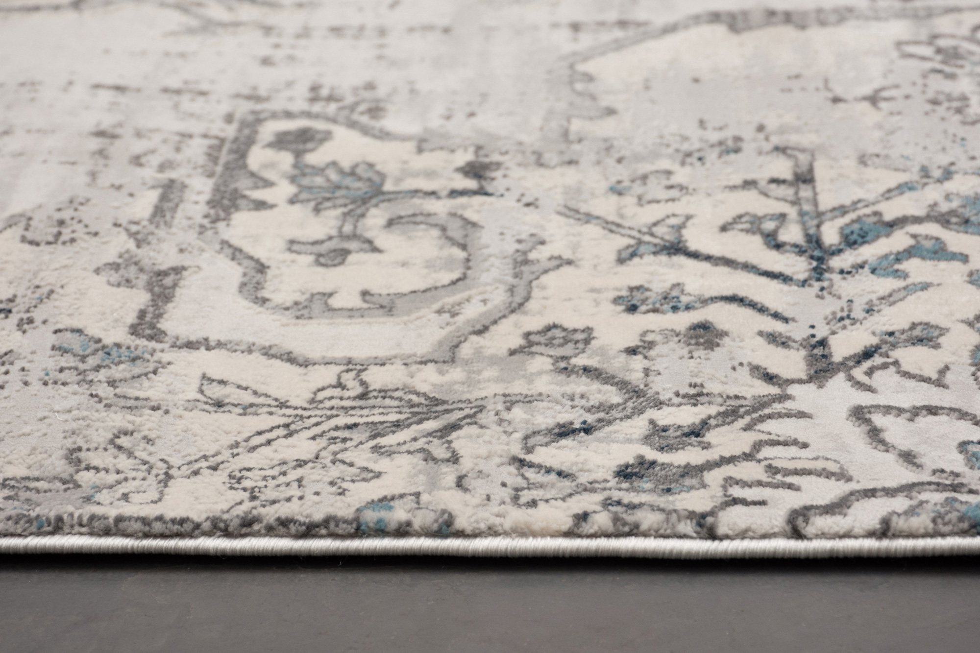 Renwil Ariella 18390 Rug - Gray/Blue, 7,1" X 10,2"