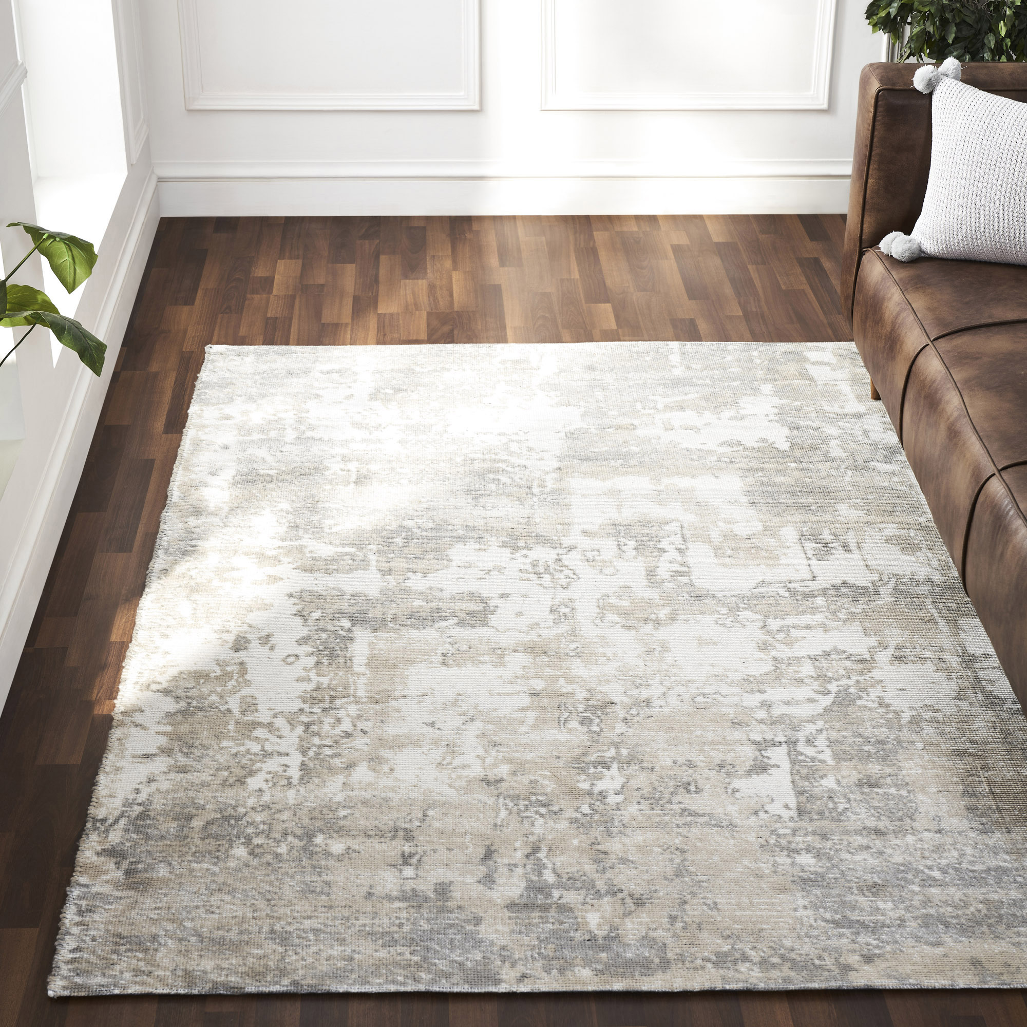 Renwil Cusano Rug - Ivory/Beige, 10" X 13"