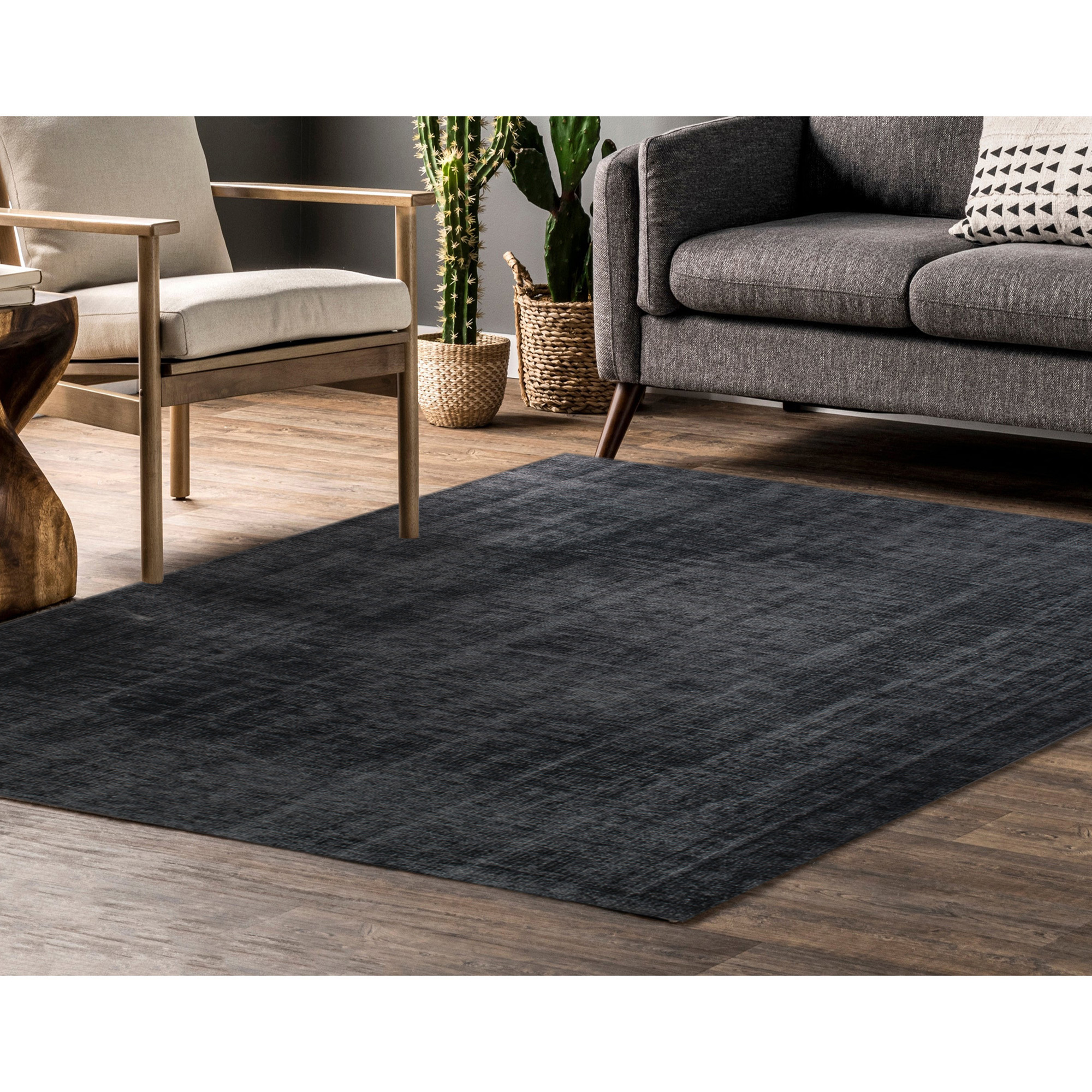 Renwil Fallon 10213 Rug - Distressed Navy, 7,1" X 10,2"