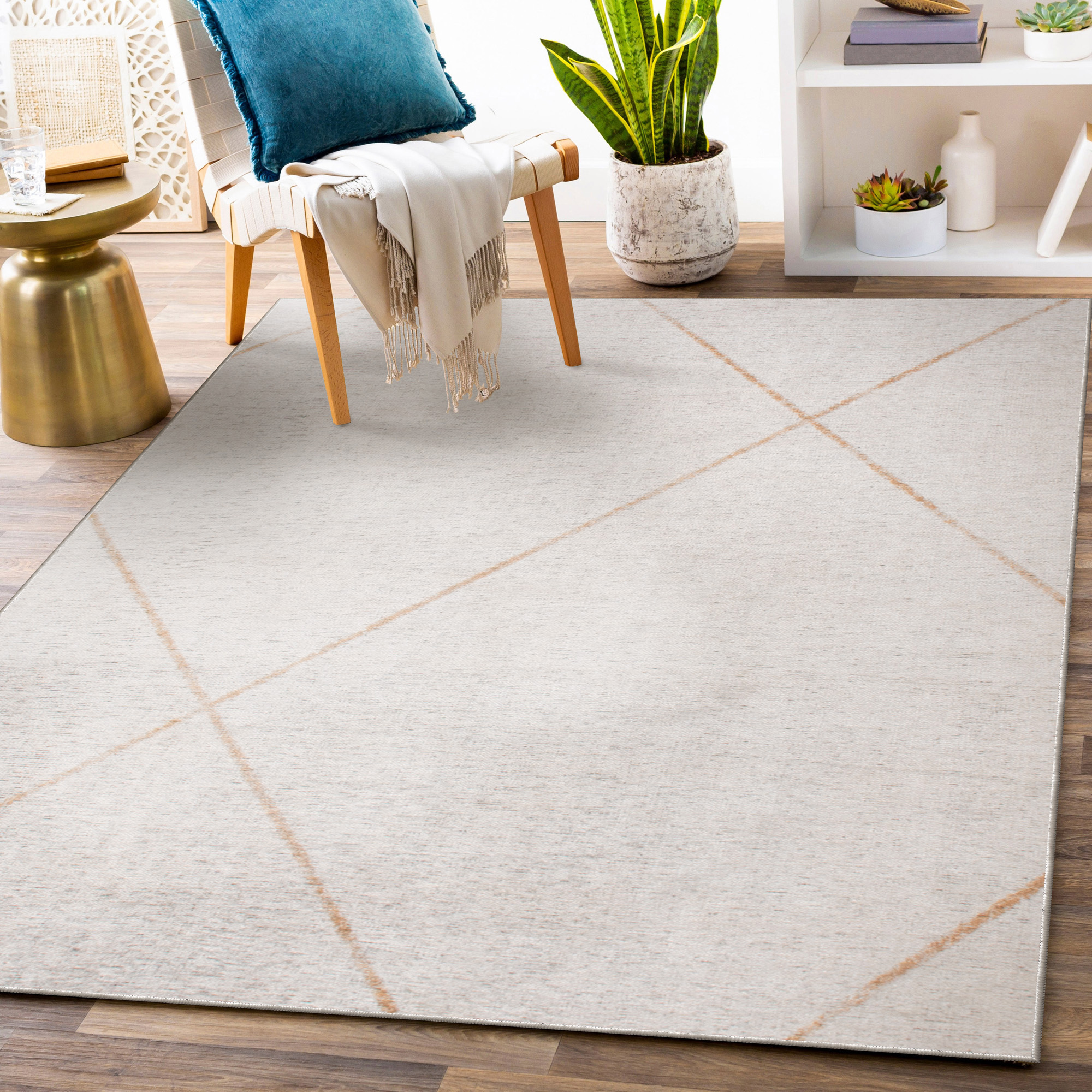 Renwil Fallon 20197 Rug - Ivory/Beige, 9,1" X 13,1"
