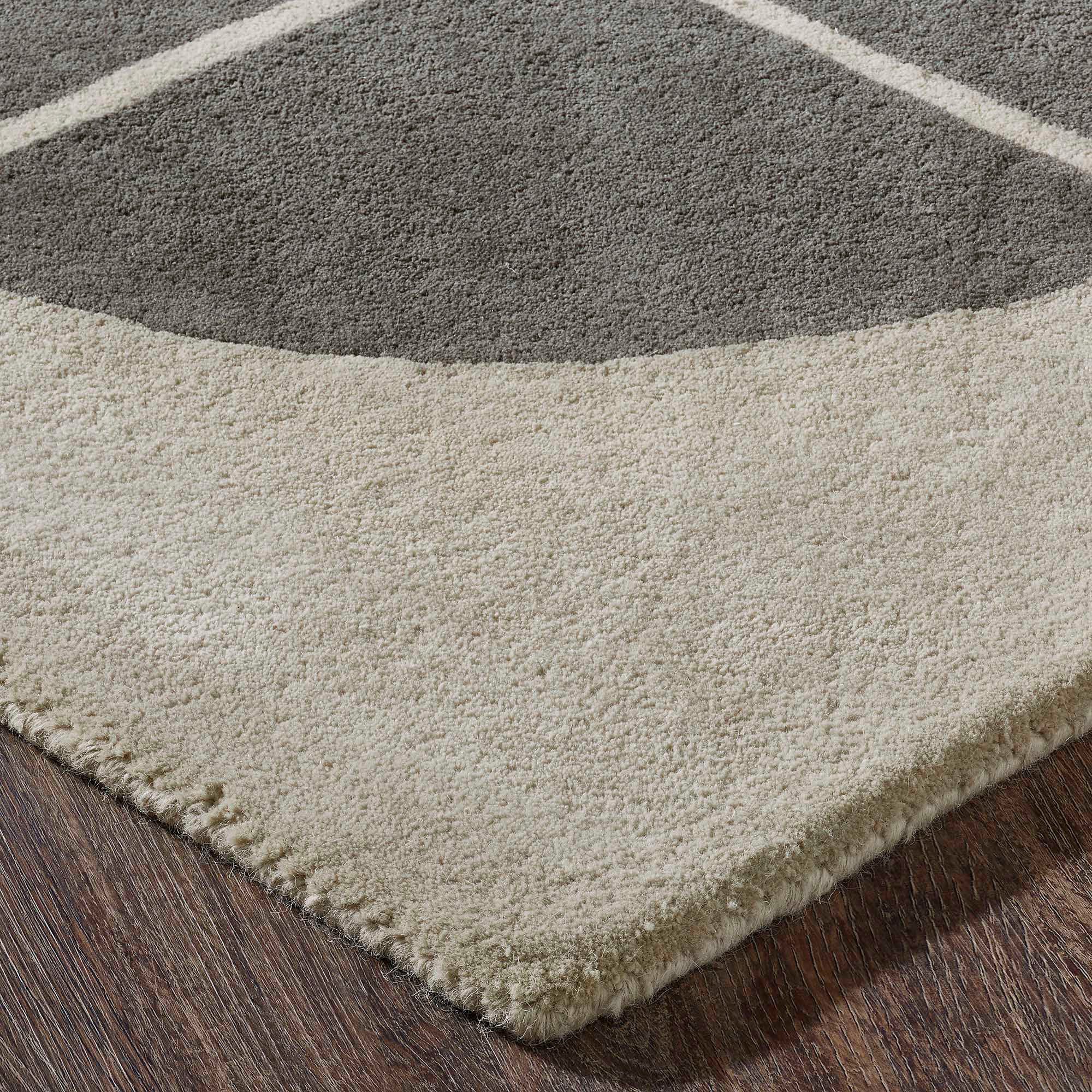 Renwil Perseverance Rug - Oatmeal/Charcoal, 9,1" X 13,1"