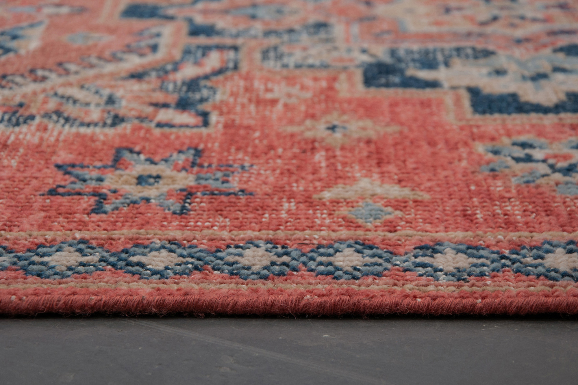 Renwil Turkmen Rug - Red, 8" X 10"