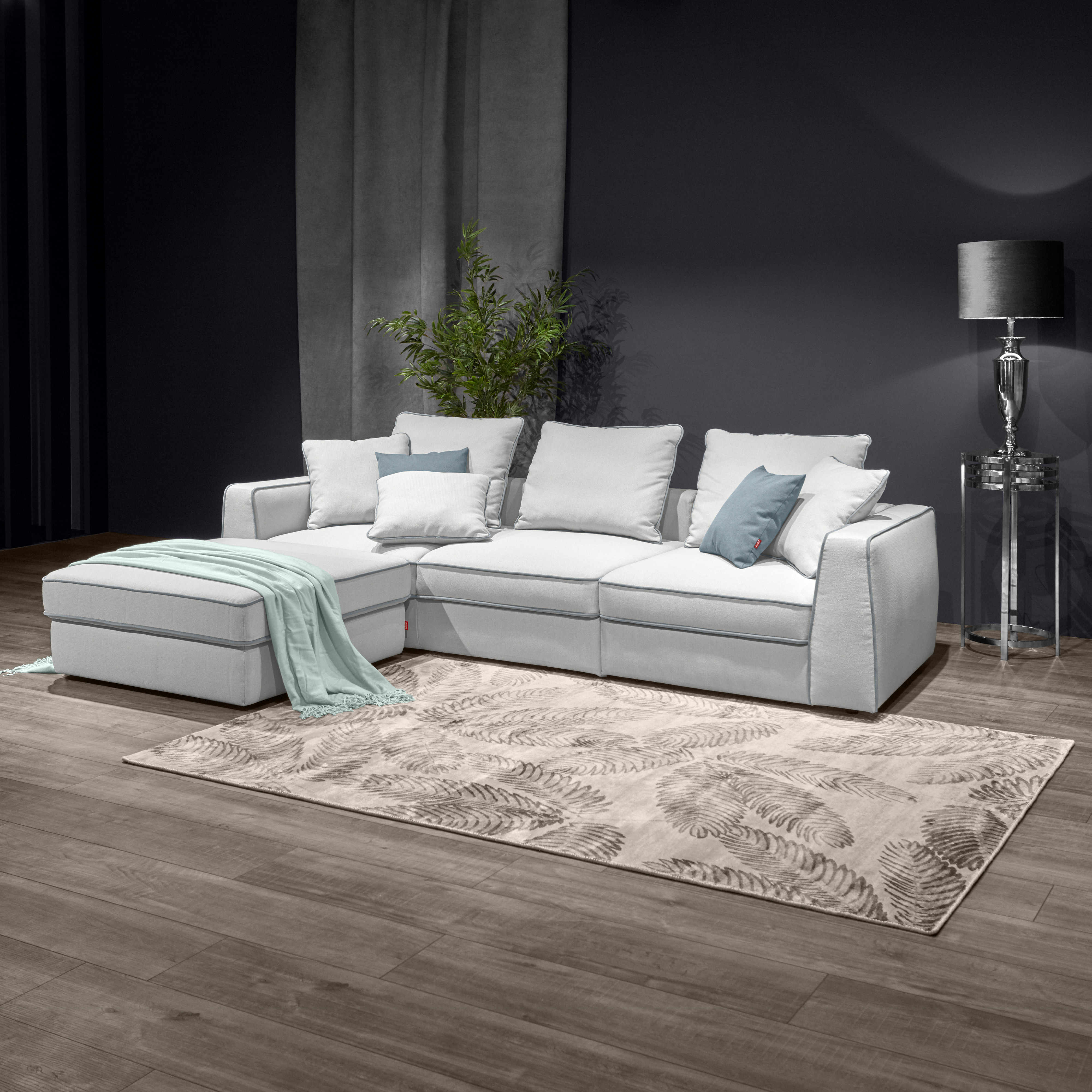 ROSHE - Cartier Straight 3-Seater Sofa