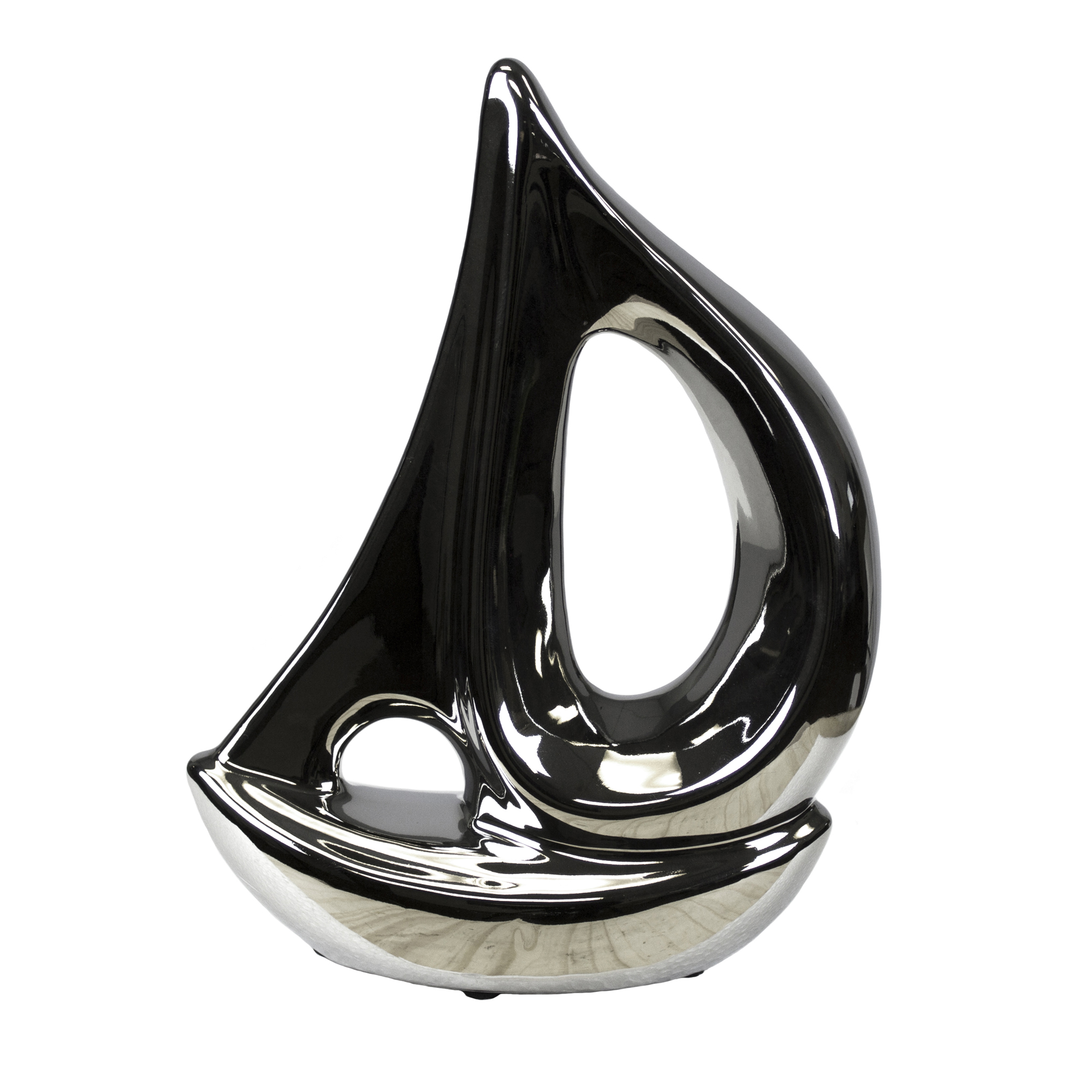 Sagebrook - 13" Ceramic Sailboat