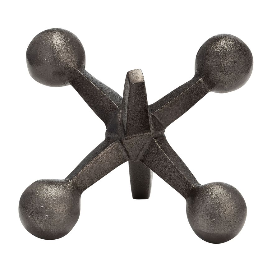 Sagebrook - 8" Metal Jacks Sculpture