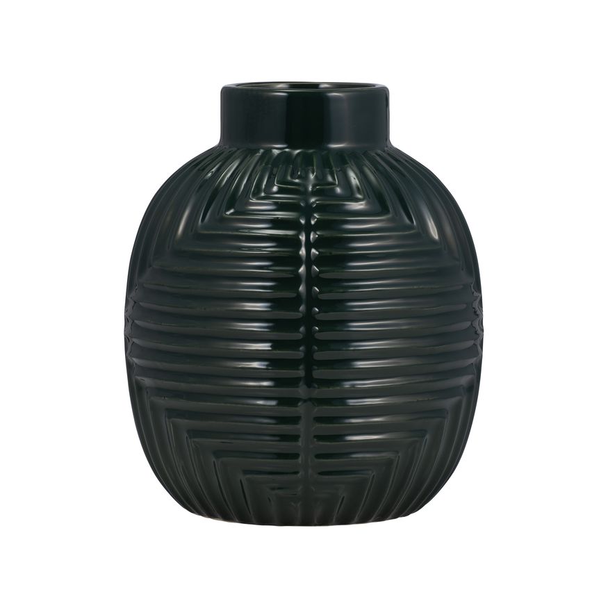 Sagebrook - 8" Ceramic Leaf Vase