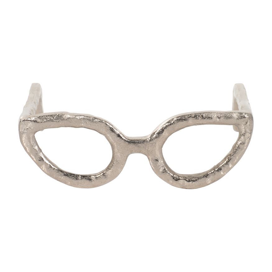 Sagebrook Glasses Sculpture - Silver