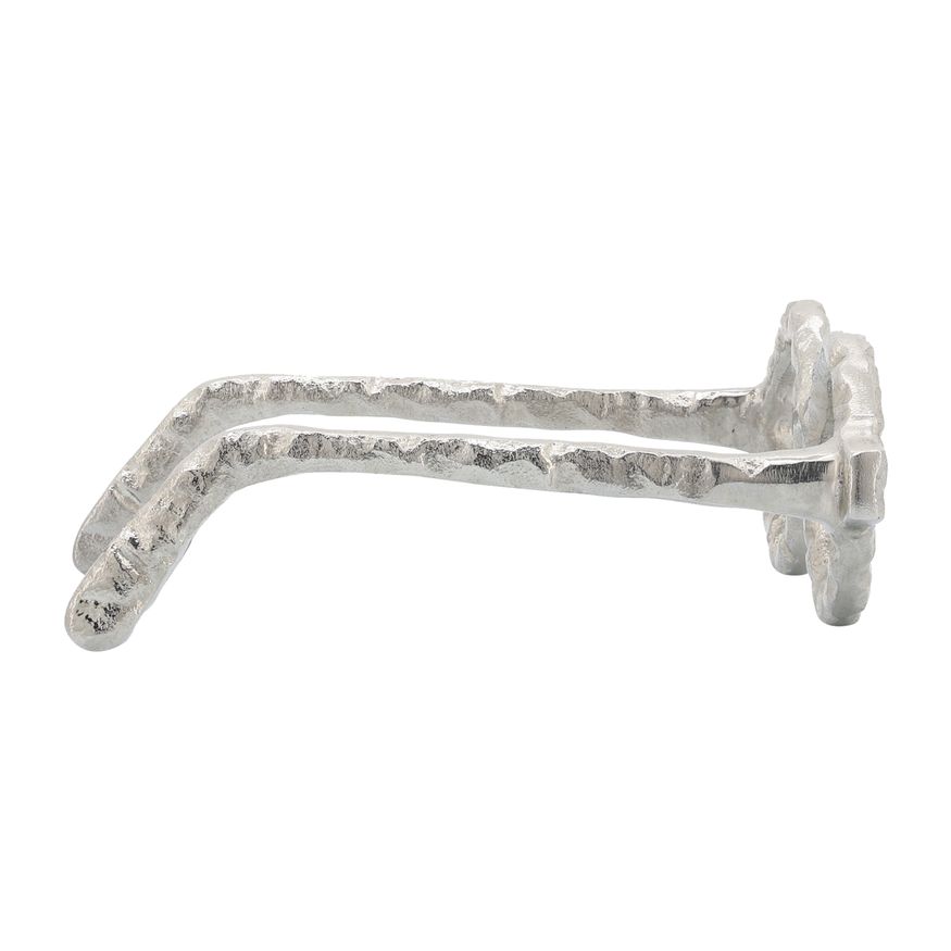 Sagebrook Aluminum Glasses Sculpture - Silver