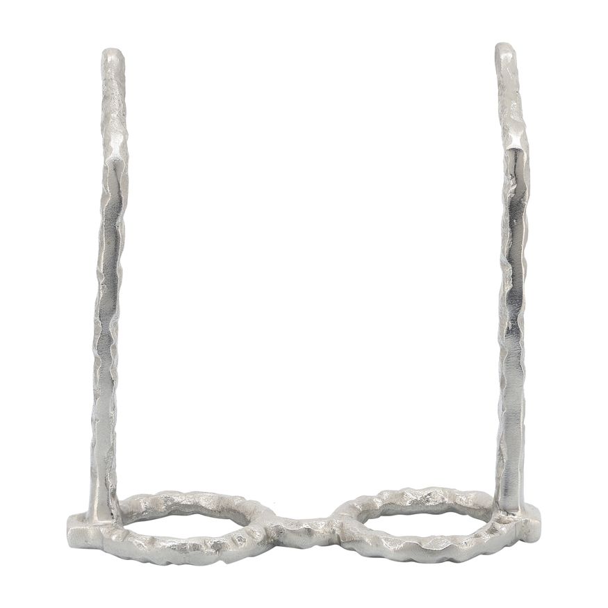 Sagebrook Aluminum Glasses Sculpture - Silver