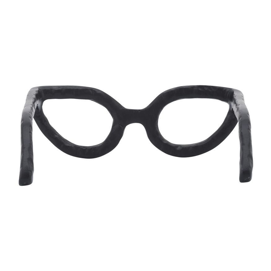 Sagebrook Aluminum Glasses Sculpture - Black