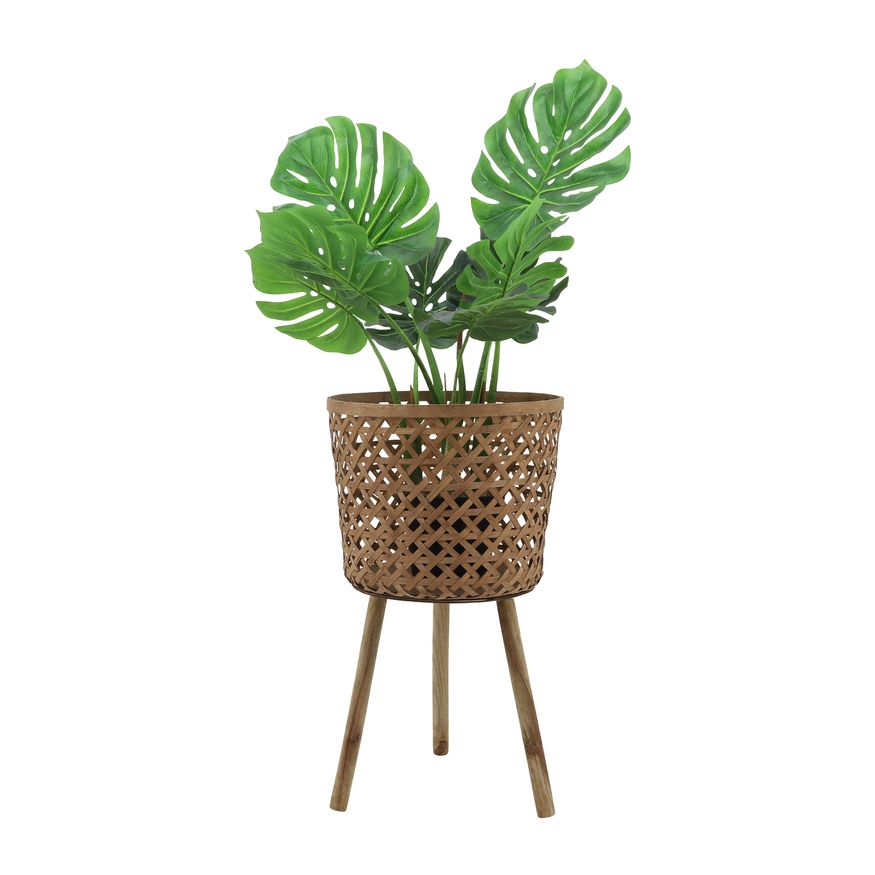 Sagebrook Bamboo Planters (Set Of 3) - Natural