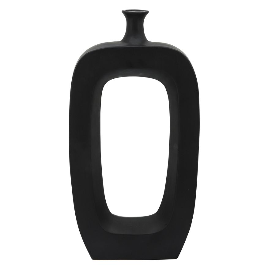 Sagebrook - 18" Ceramic Vase With Cut-out