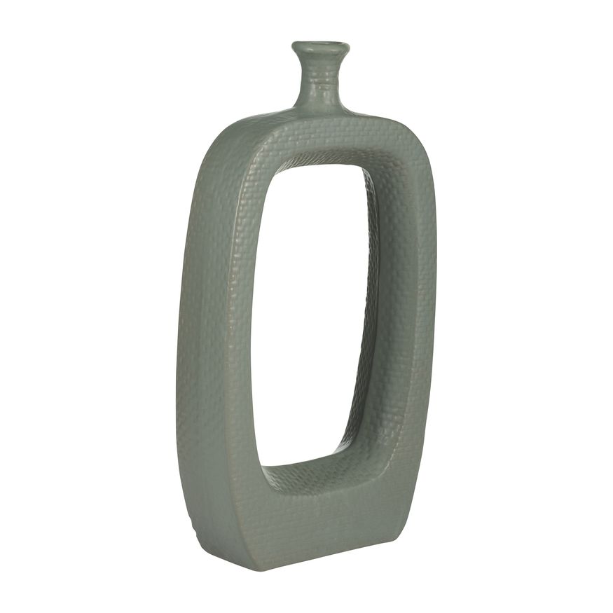 Sagebrook - 10" Ceramic Tribal Vase