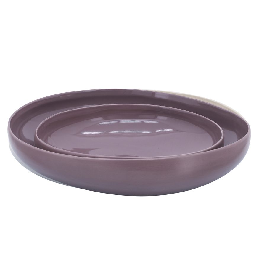 Sagebrook - 12"/15" Ceramic Bowls (Set Of 2)