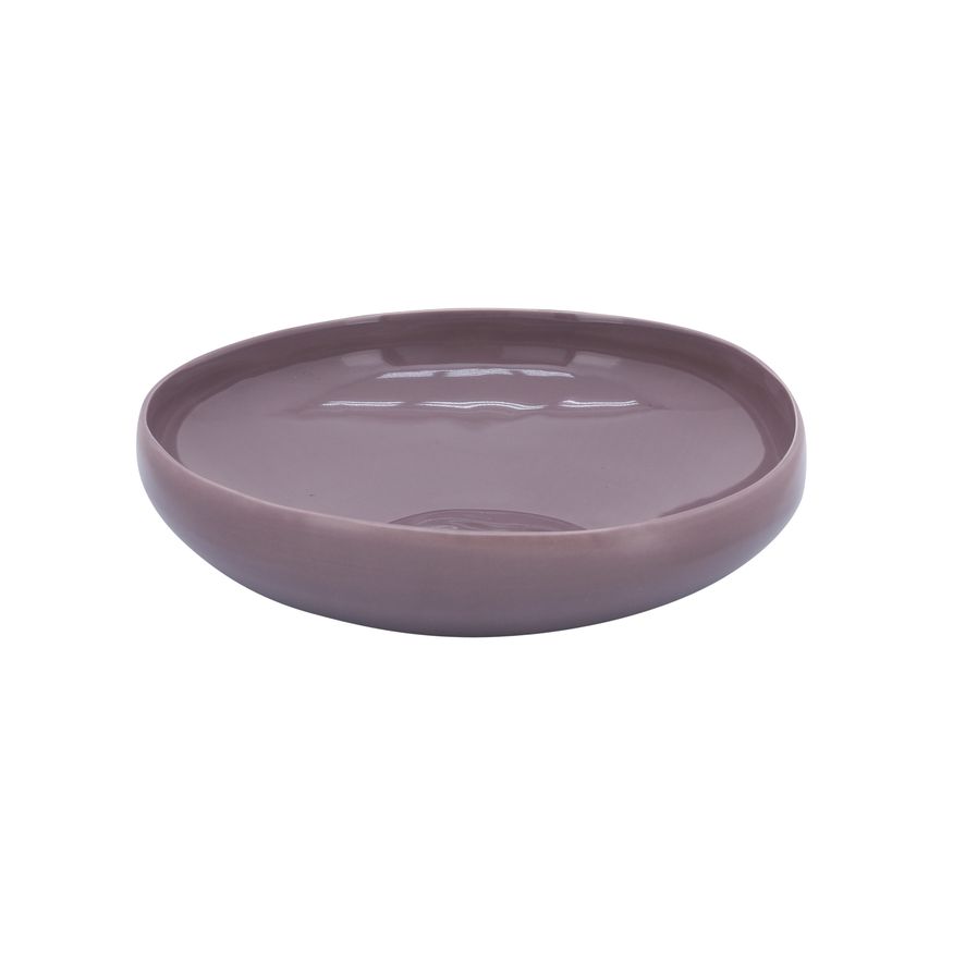 Sagebrook 12"/15" Organic Bowls (Set Of 2) - Lavander