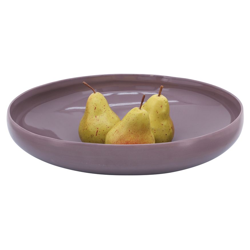 Sagebrook 12"/15" Organic Bowls (Set Of 2) - Lavander